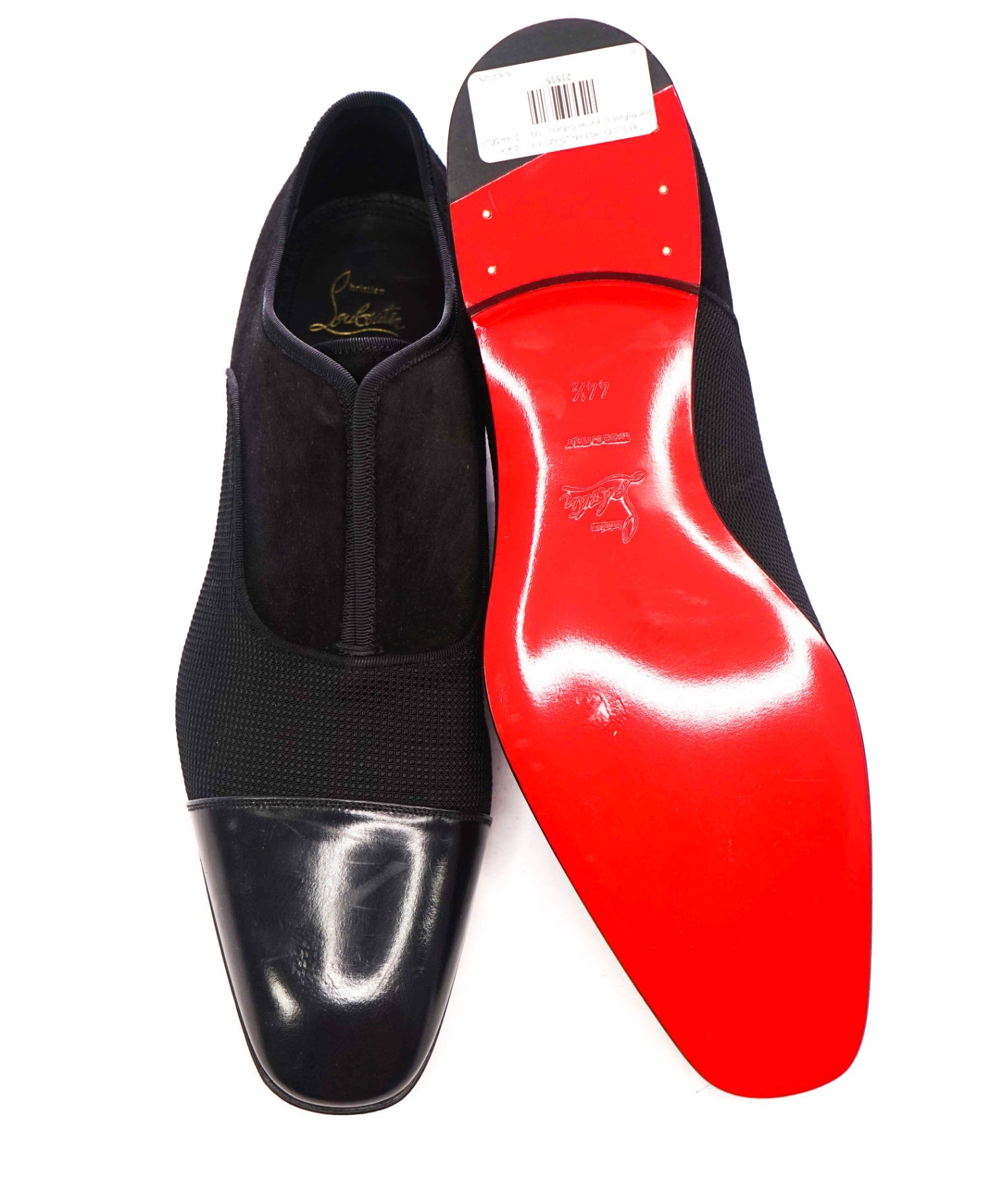 $1,050 CHRISTIAN LOUBOUTIN - "Alpha" Black Oxfords - US 11.5 (44.5EU)