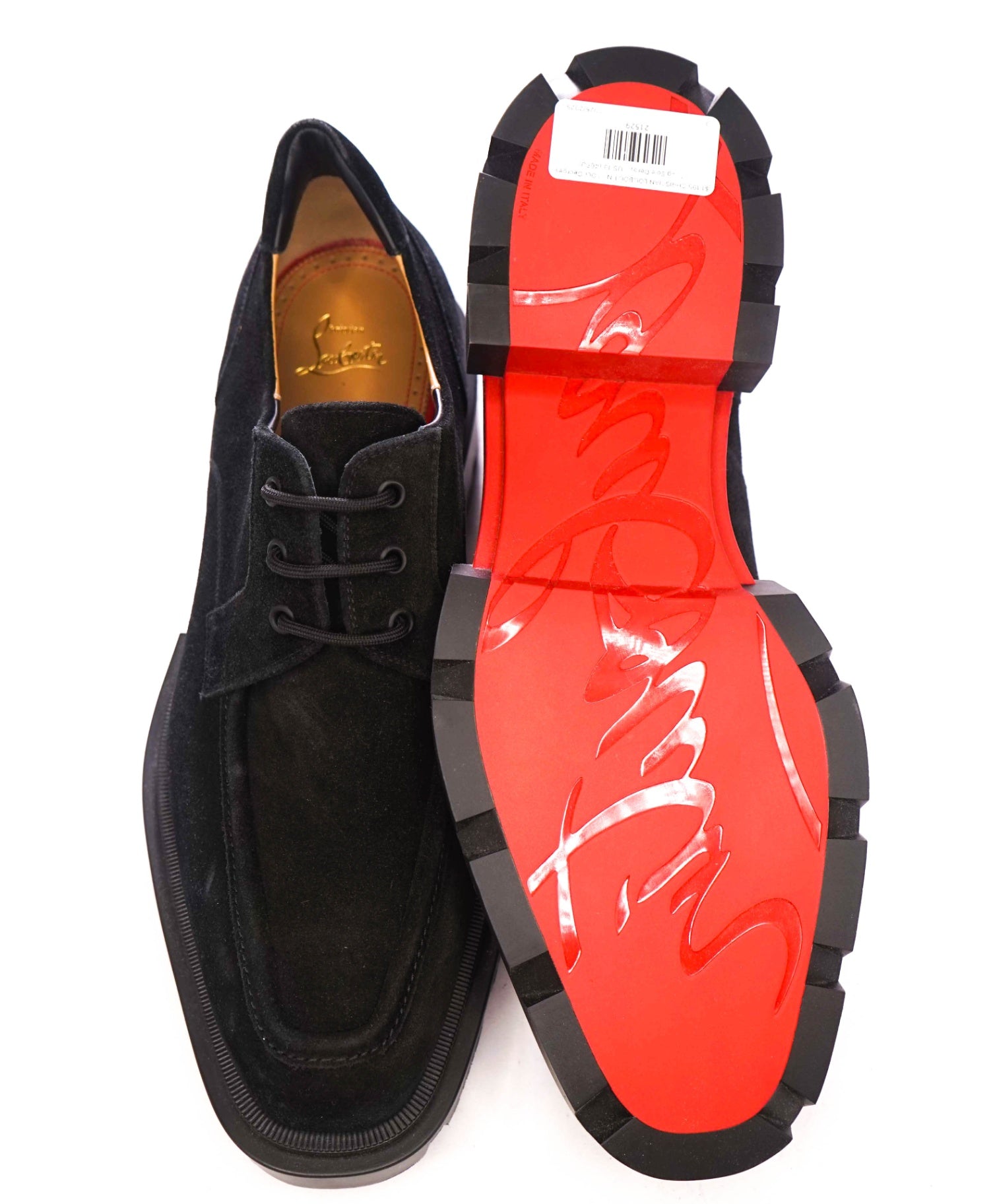 $1,195 CHRISTIAN LOUBOUTIN - "Our Georges L" Lug Sole Derby - US 13 (46EU)