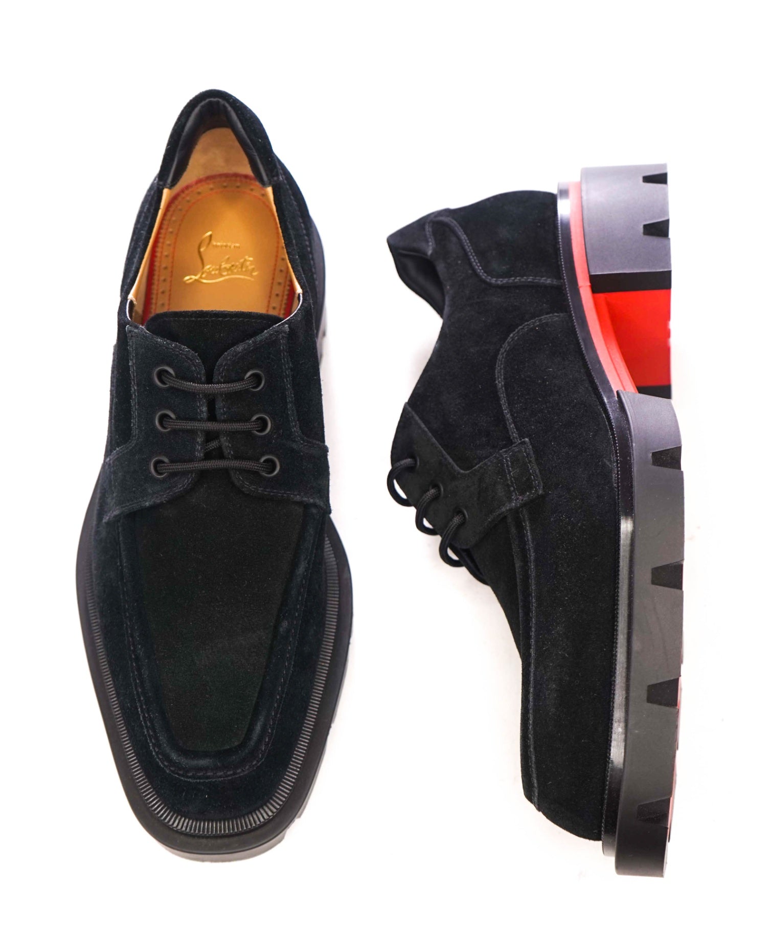 $1,195 CHRISTIAN LOUBOUTIN - "Our Georges L" Lug Sole Derby - US 9.5 (42.5EU)