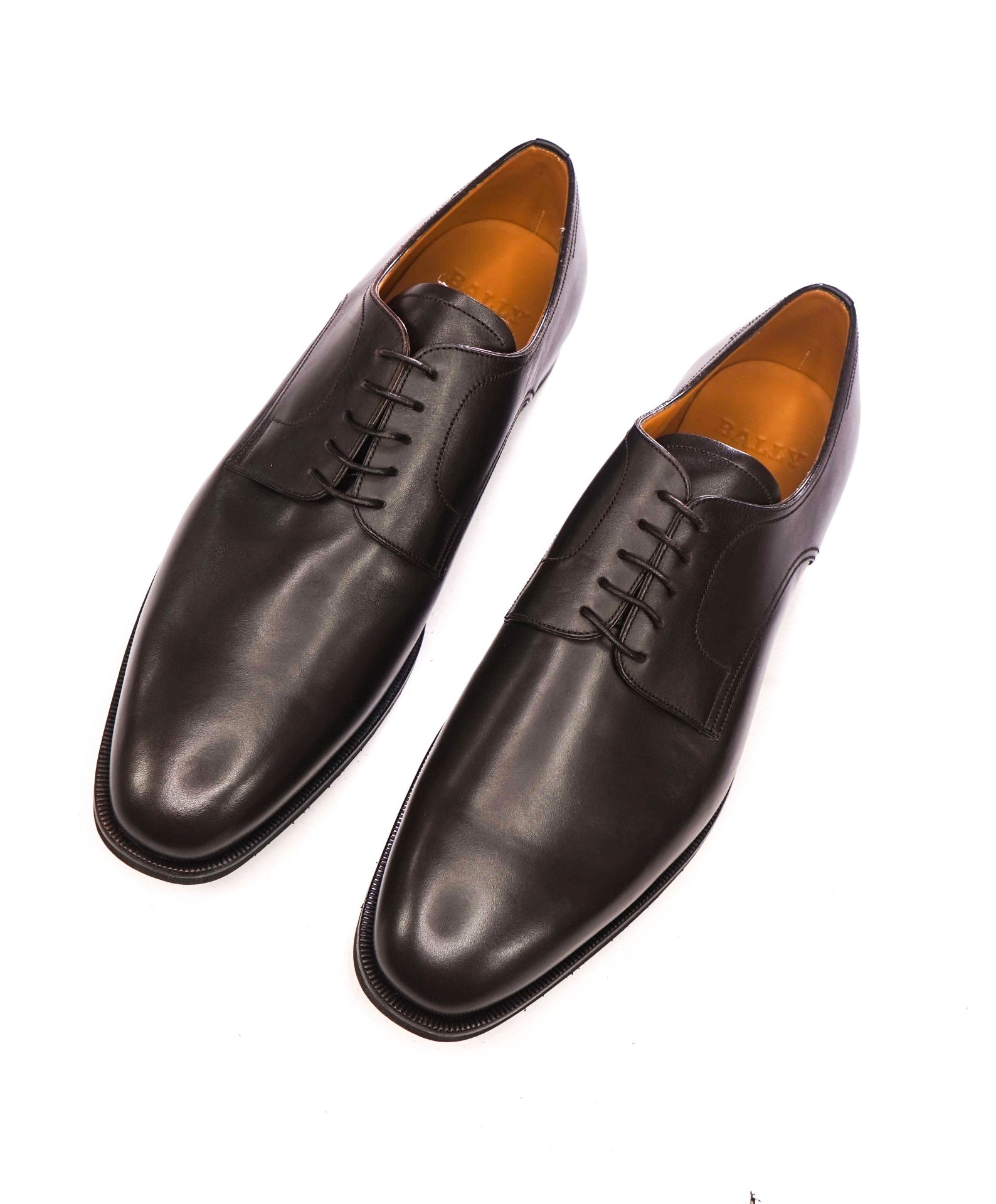 $590 BALLY - Chocolate Brown Leather Derby - US 11.5 3E