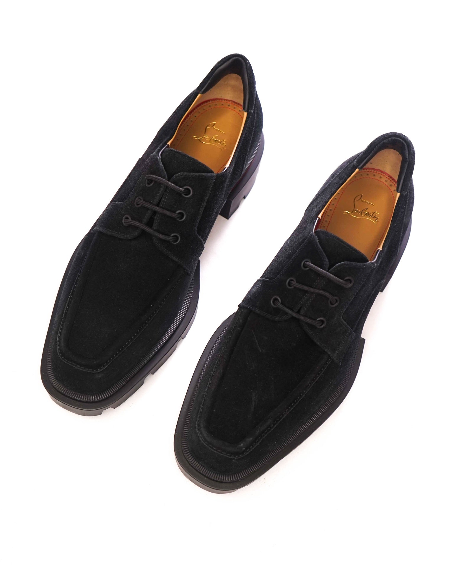 $1,195 CHRISTIAN LOUBOUTIN - "Our Georges L" Lug Sole Derby - US 12 (45EU)