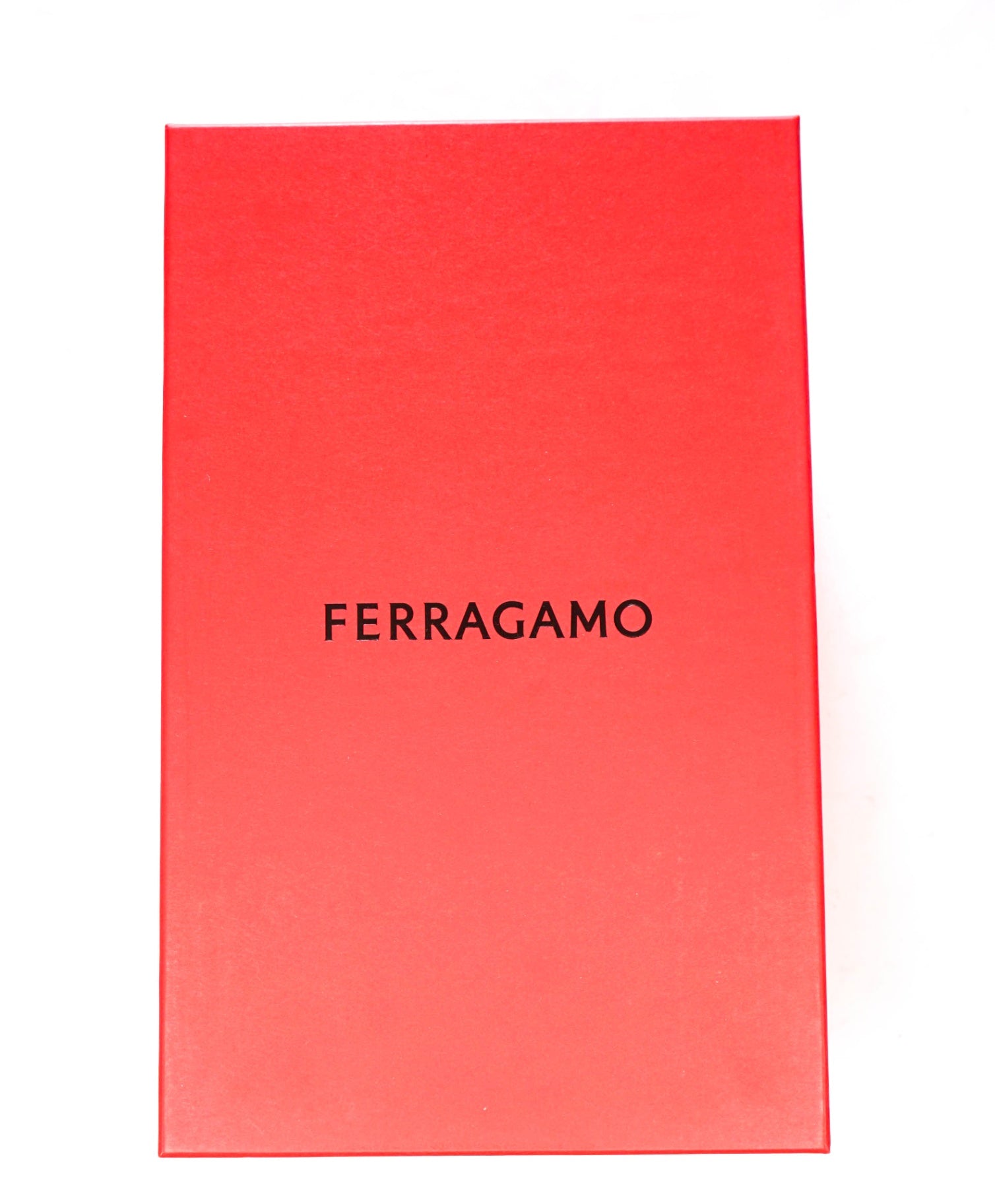 $880 FERRAGAMO - "FOSCO" Brown Patina Leather Derby - 12 D