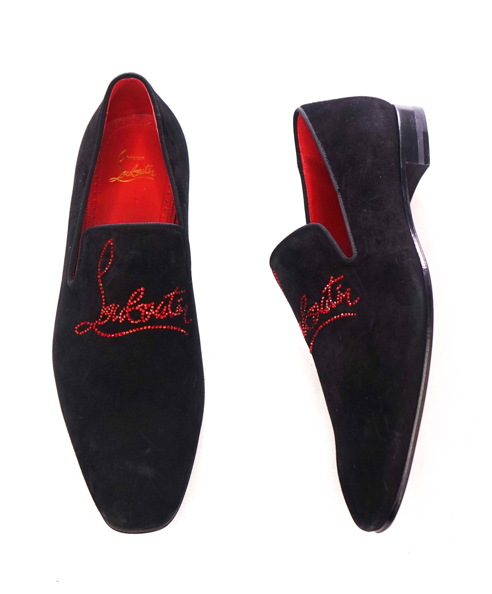 $1,100 CHRISTIAN LOUBOUTIN - *Dandelion Strass* Crystal Loafers - 8.5 (41.5EU)