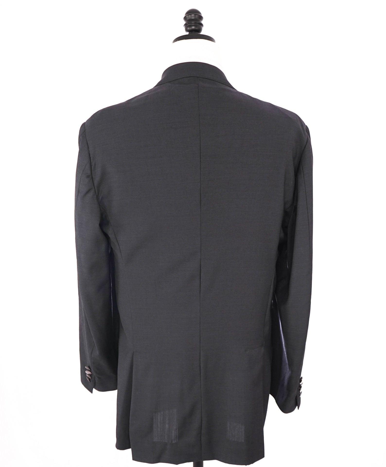 $1,595 CORNELIANI - Solid Gray Blazer Patch Pockets - 42L