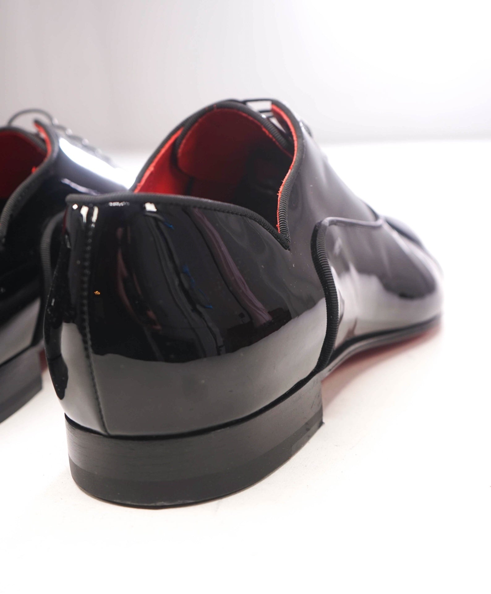 $1,050 Christian Louboutin - Black "Greggy Chick" Oxford - US 13 (46EU)