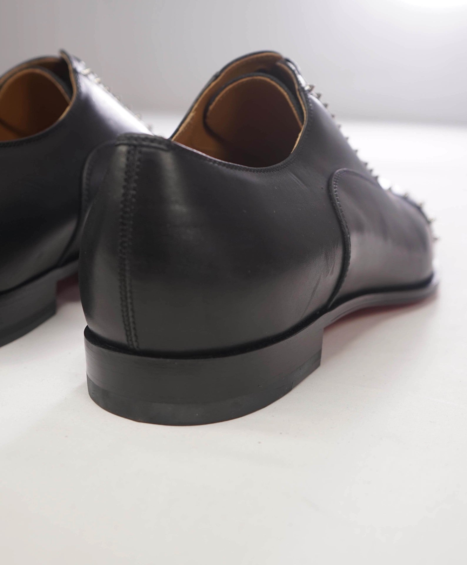 $1,200 CHRISTIAN LOUBOUTIN - *CLOOCLOO* Black Spike Oxfords - US 11.5 (44.5EU)