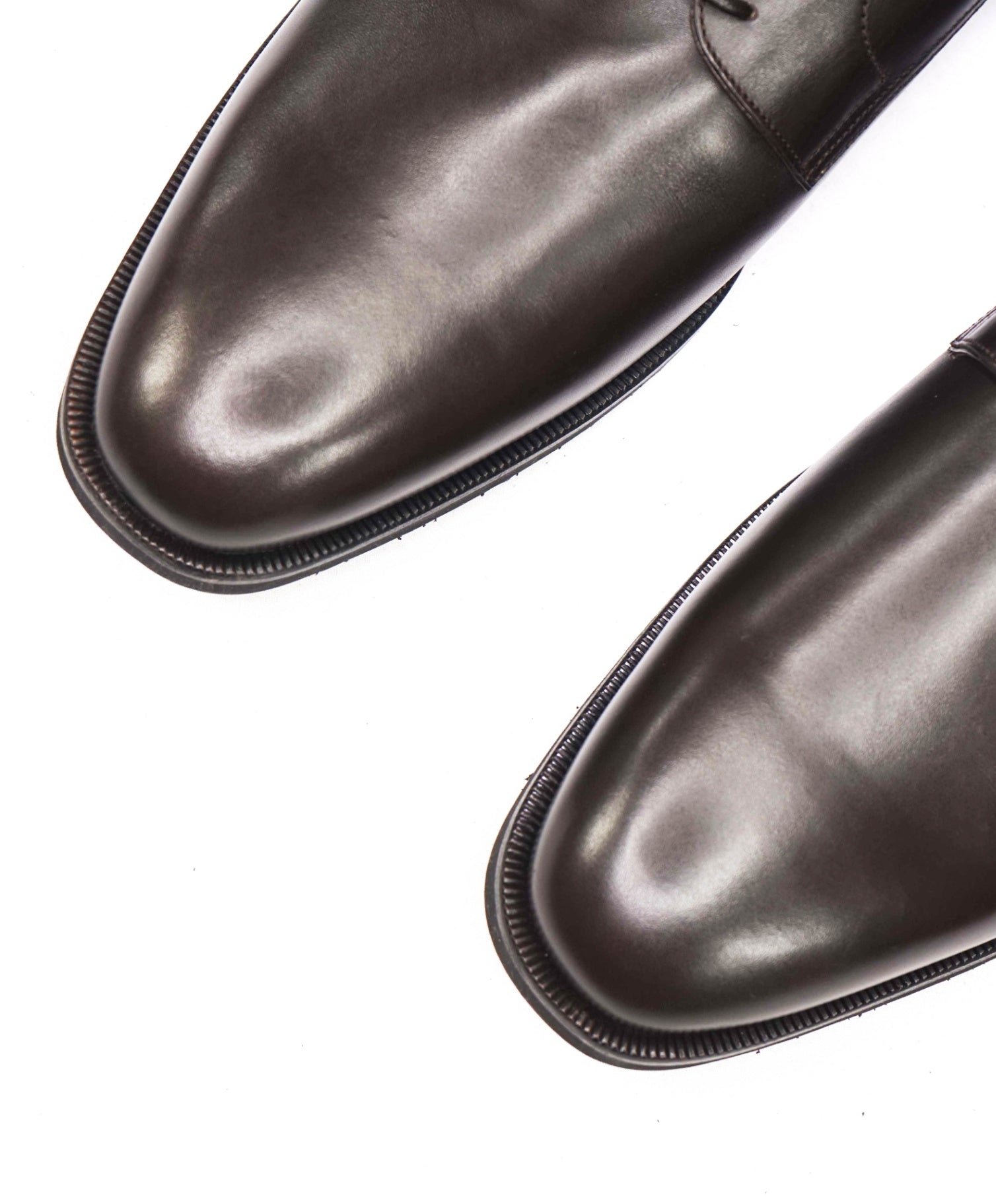 $590 BALLY - Chocolate Brown Leather Derby - US 11.5 3E