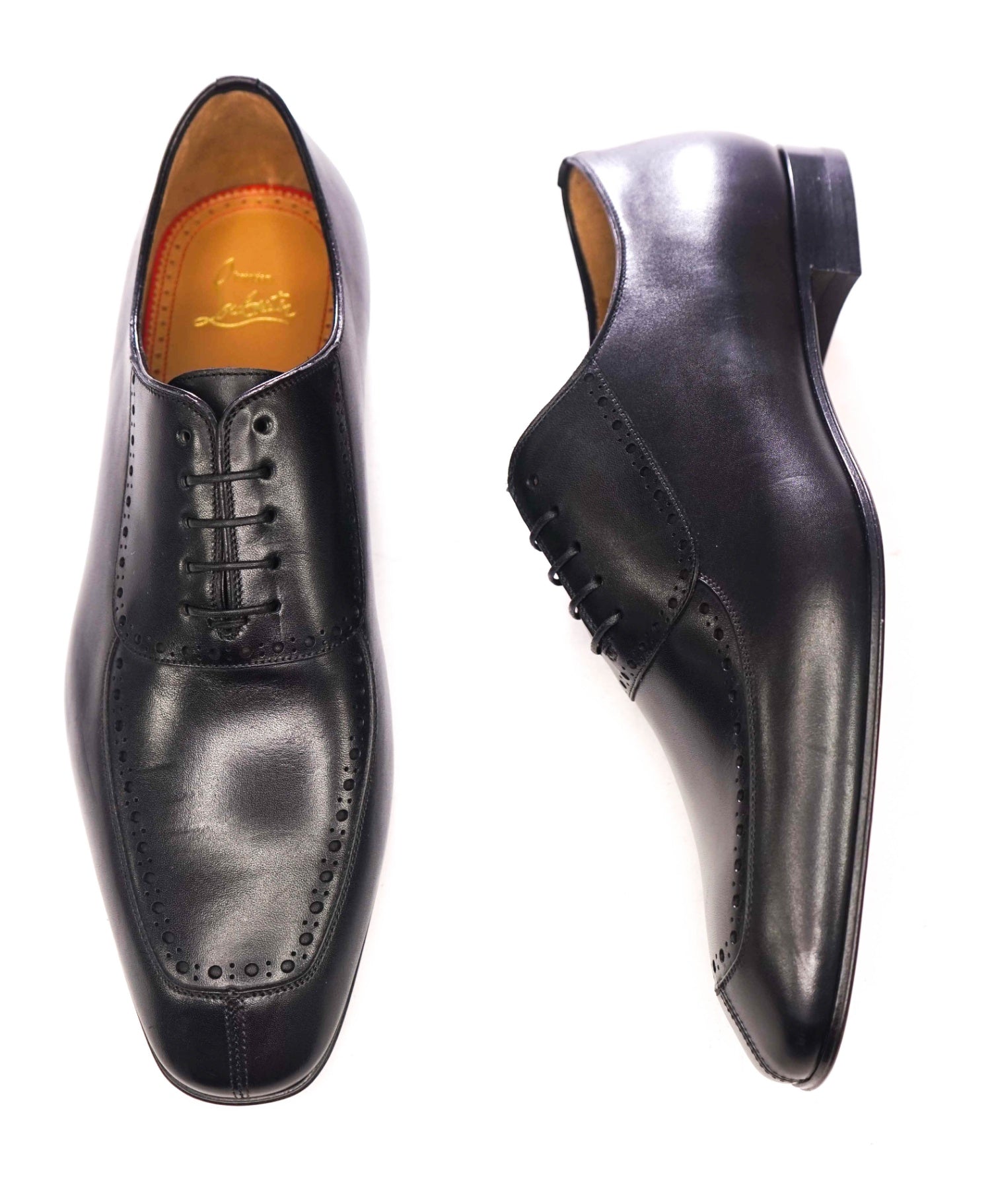 $1,145 CHRISTIAN LOUBOUTIN - *LAFITOCH* Black Oxfords - US 9 (EU42)