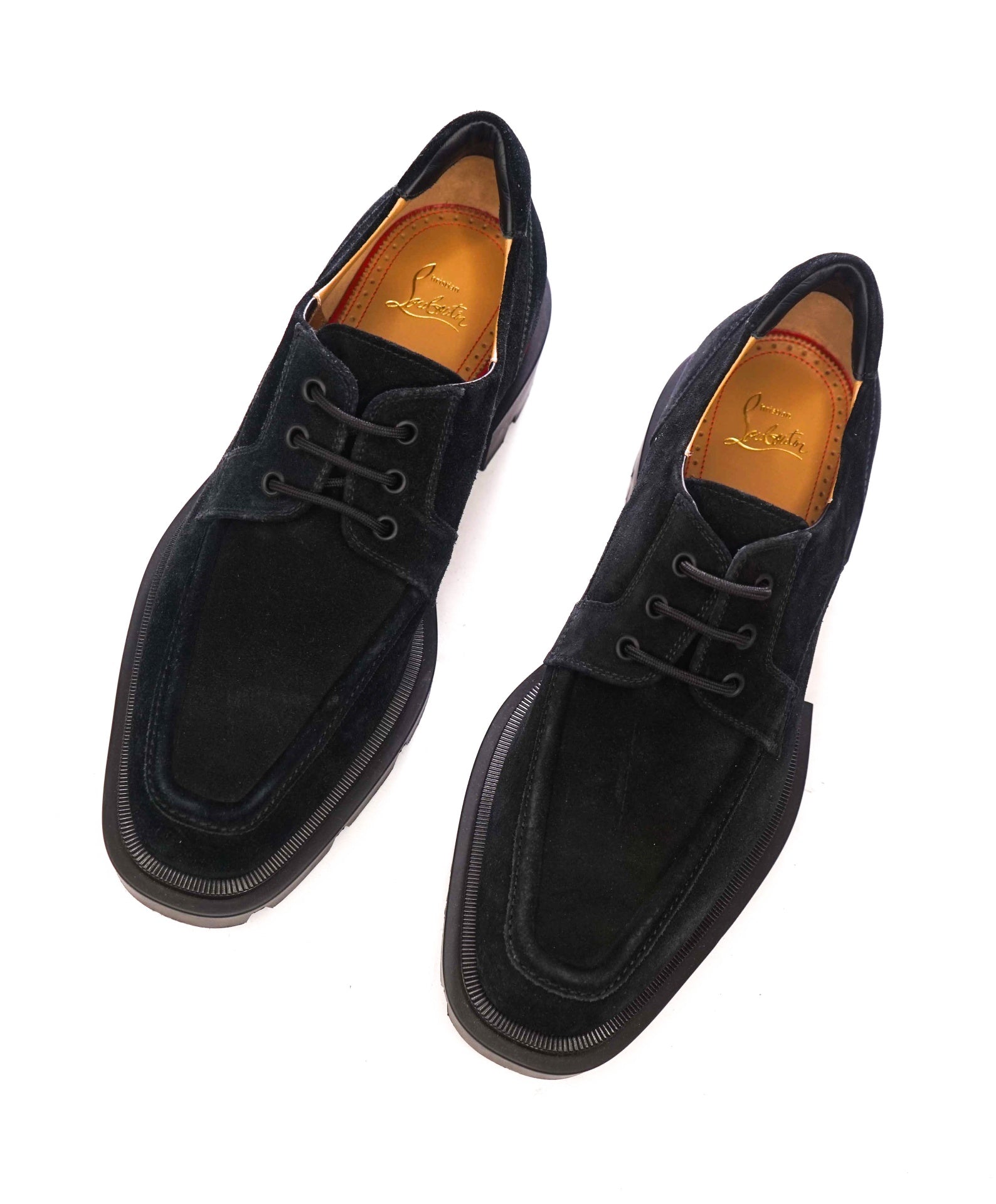 $1,195 CHRISTIAN LOUBOUTIN - "Our Georges L" Lug Sole Derby - US 9.5 (42.5EU)