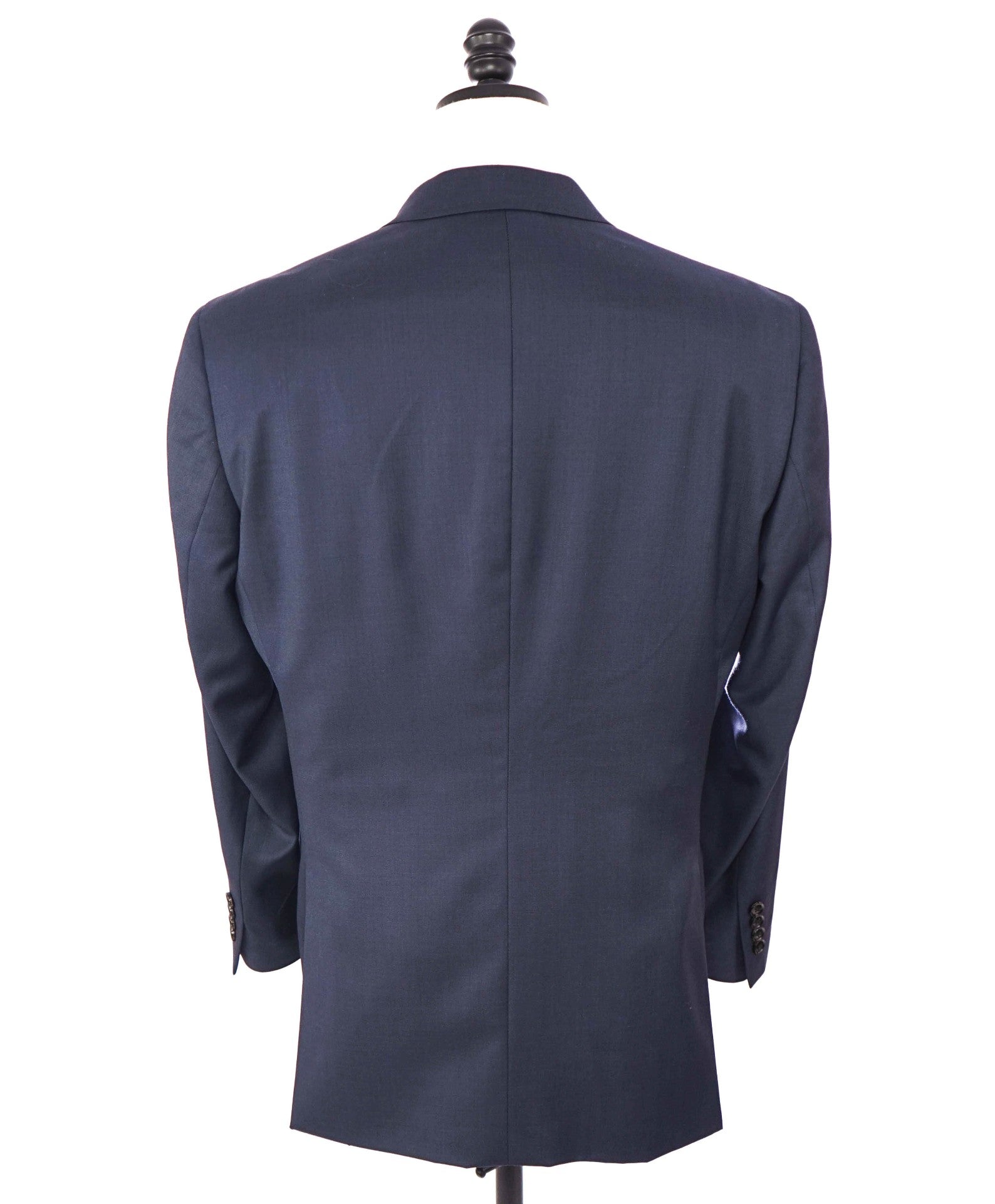 $595 TED BAKER - Solid Navy Blue Wool Blazer - 44R