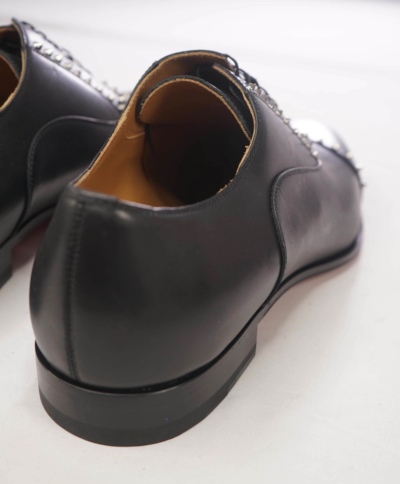 $1,200 CHRISTIAN LOUBOUTIN - *CLOOCLOO* Black Spike Oxfords - US 11.5 (44.5EU)