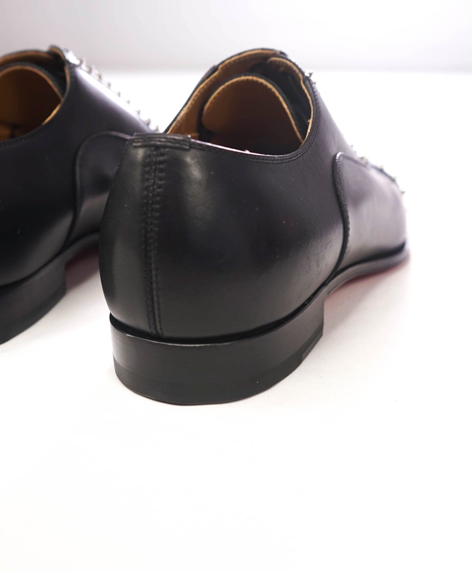 $1,200 CHRISTIAN LOUBOUTIN - *CLOOCLOO* Black Spike Oxfords - US 9 (42EU)