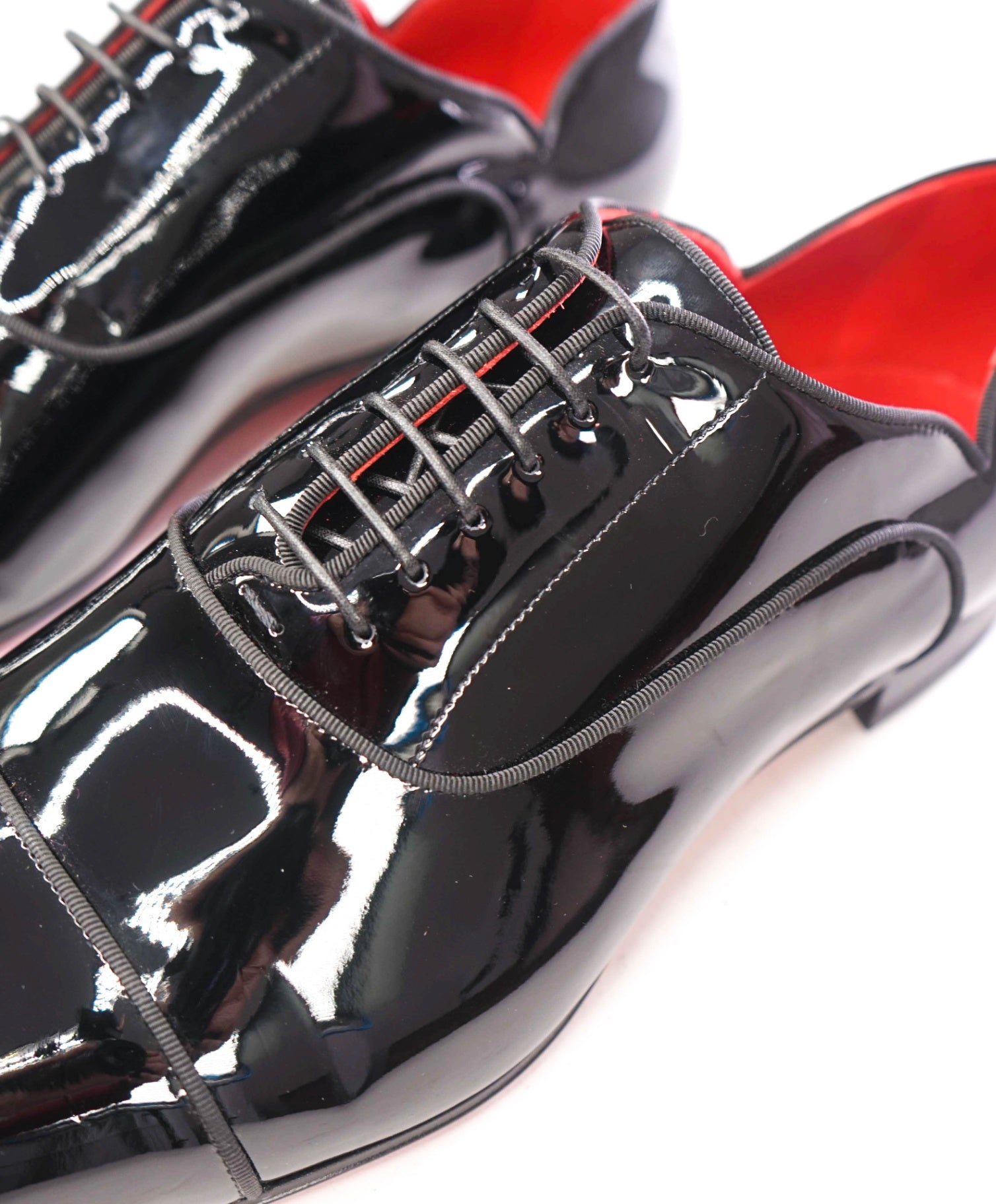 $1,050 Christian Louboutin - Black "Greggy Chick" Oxford - US 13 (46EU)