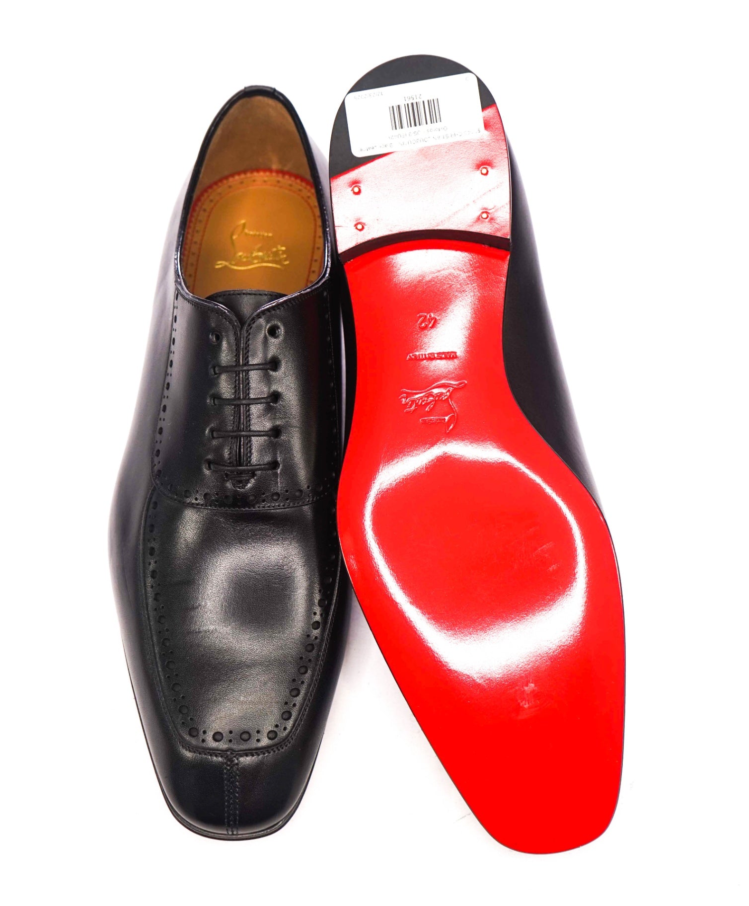 $1,145 CHRISTIAN LOUBOUTIN - *LAFITOCH* Black Oxfords - US 9 (EU42)