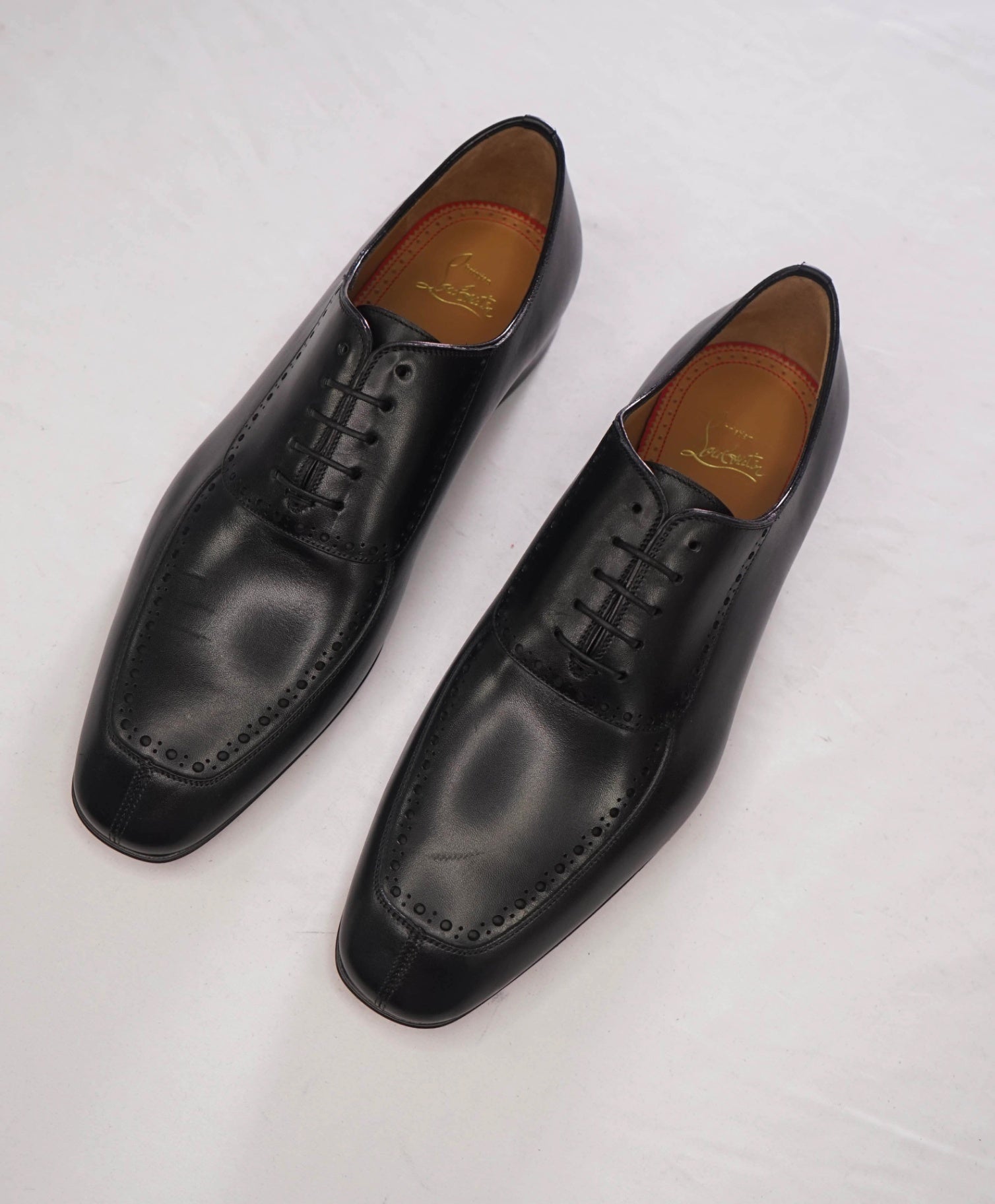 $1,145 CHRISTIAN LOUBOUTIN - *LAFITOCH* Black Oxfords - US 9 (EU42)