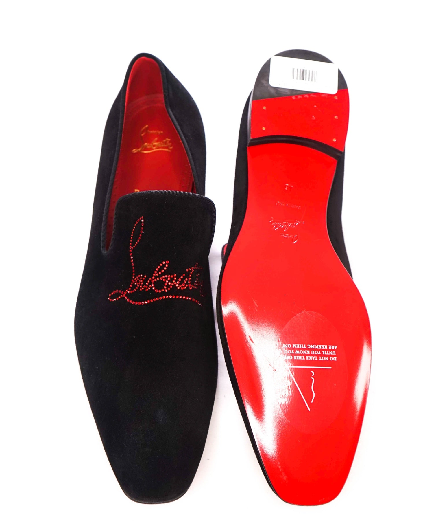 $1,100 CHRISTIAN LOUBOUTIN - *Dandelion Strass* Crystal Loafers - 13 (46EU)