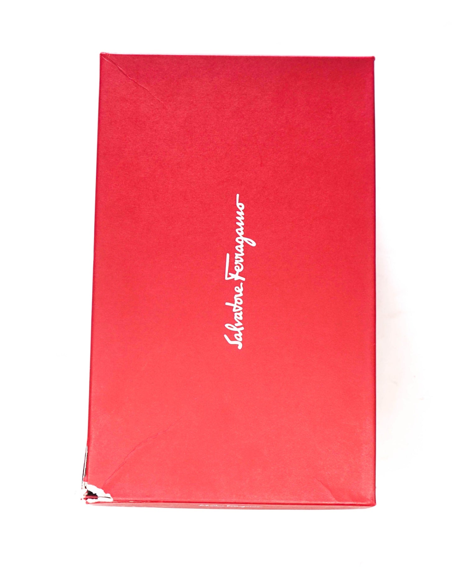 $895 FERRAGAMO - Black Leather "GAVINO" Logo Derby - 11 EE