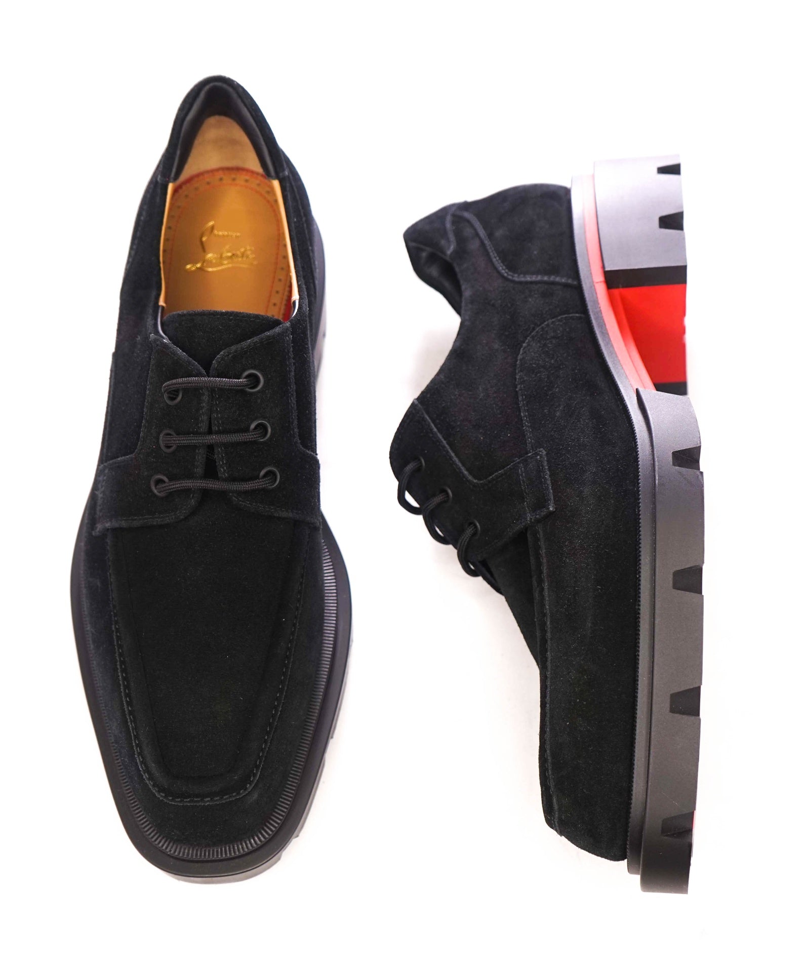$1,195 CHRISTIAN LOUBOUTIN - "Our Georges L" Lug Sole Derby - US 12 (45EU)