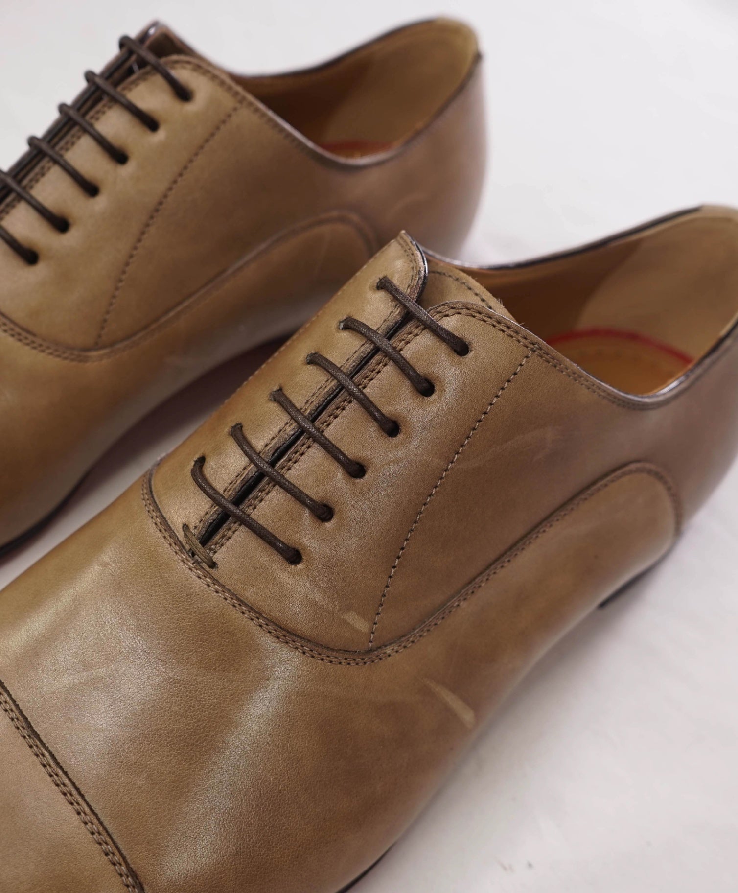 $1,050 Christian Louboutin Light Brown GREGGO Oxfords US 11.5 (44.5EU)