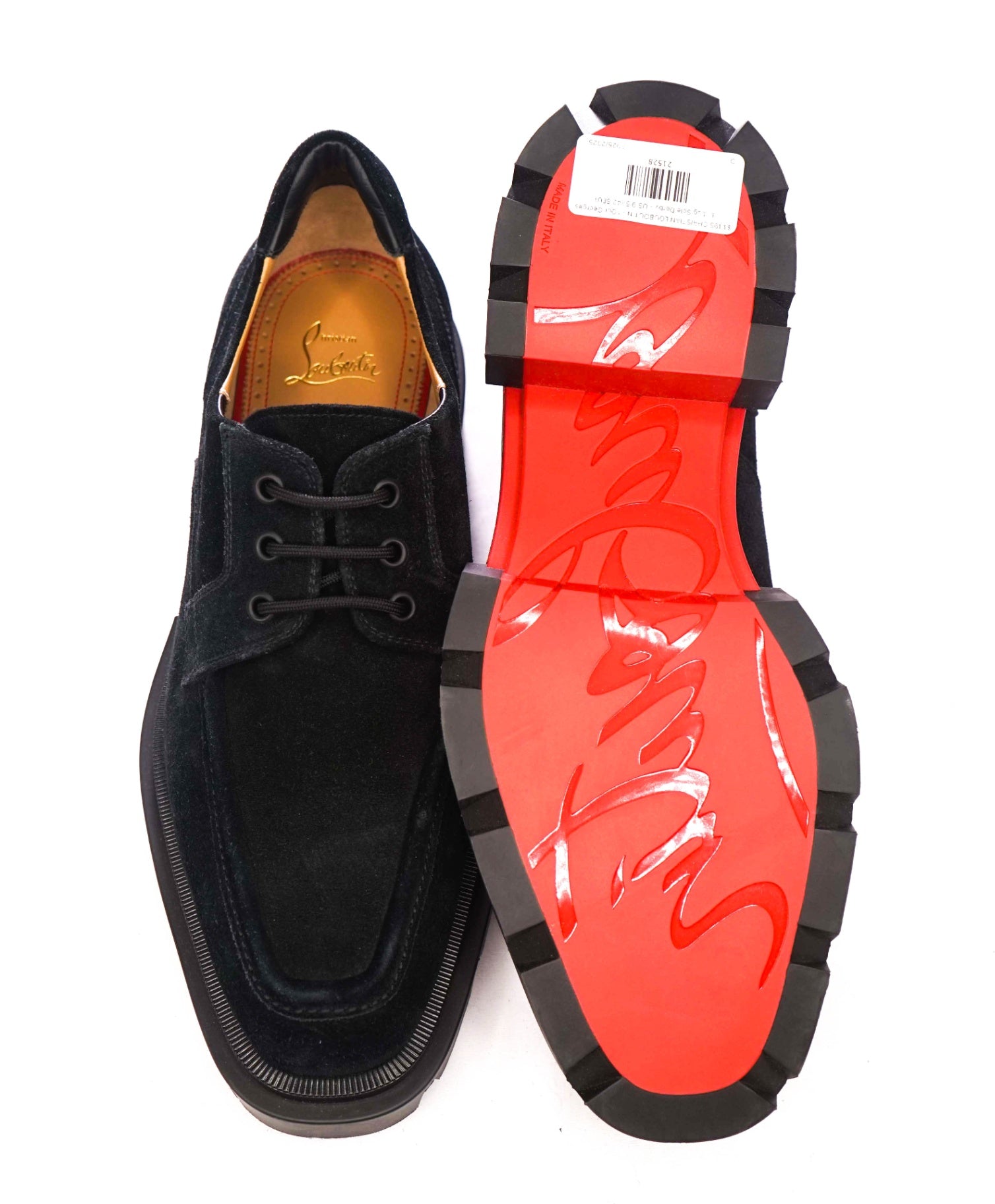 $1,195 CHRISTIAN LOUBOUTIN - "Our Georges L" Lug Sole Derby - US 9.5 (42.5EU)