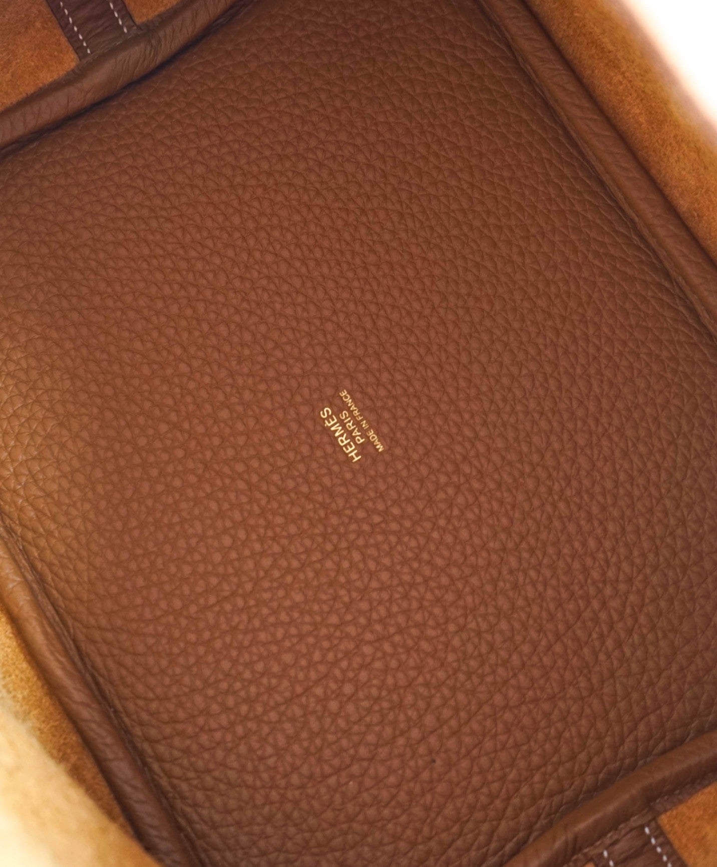 HERMES - Handbag "PICOTIN" Lock 22 Clemence Bull Calf Skin 37 Gold