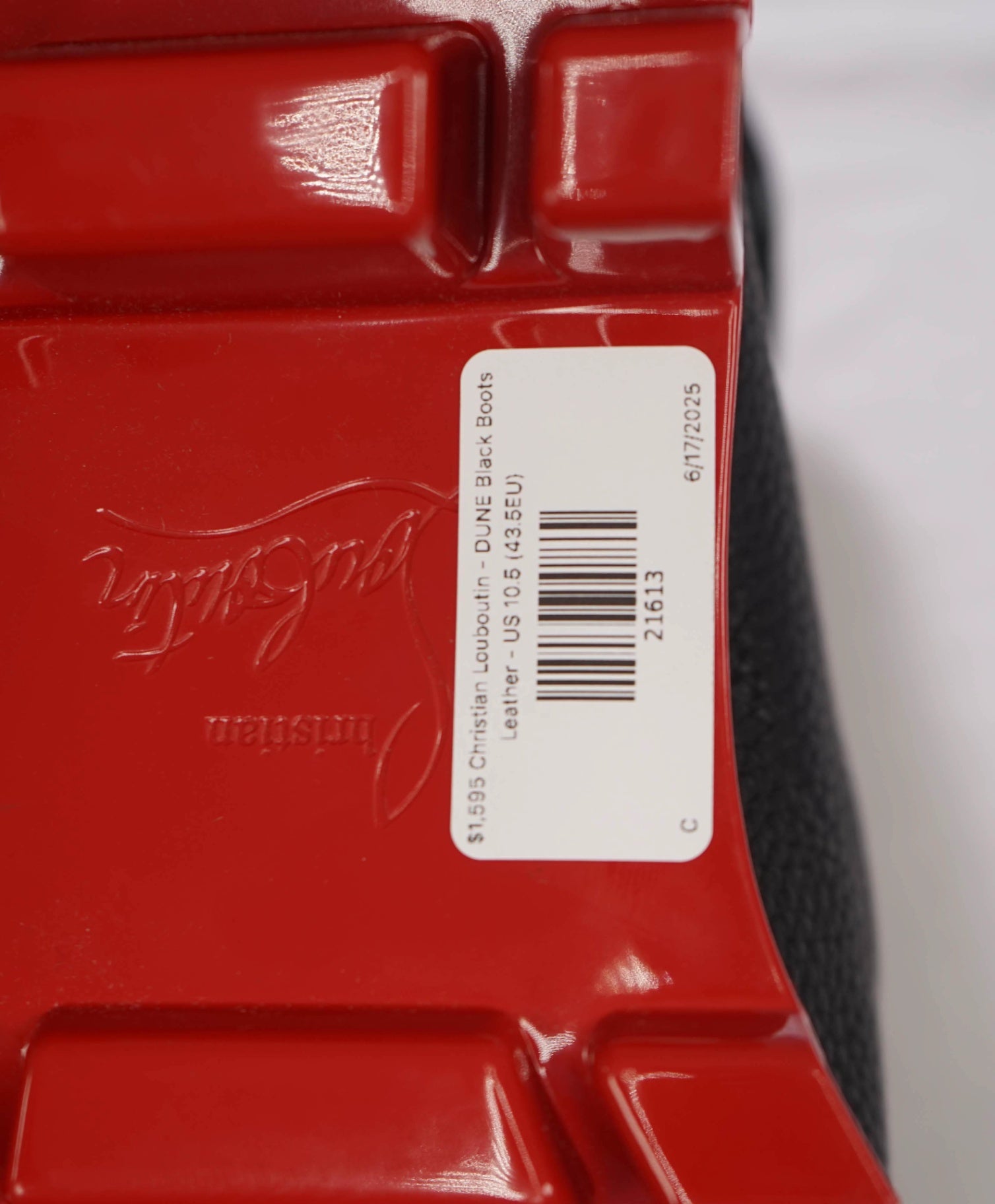 $1,595 Christian Louboutin - DUNE Black Boots Leather - US 10.5 (43.5EU)