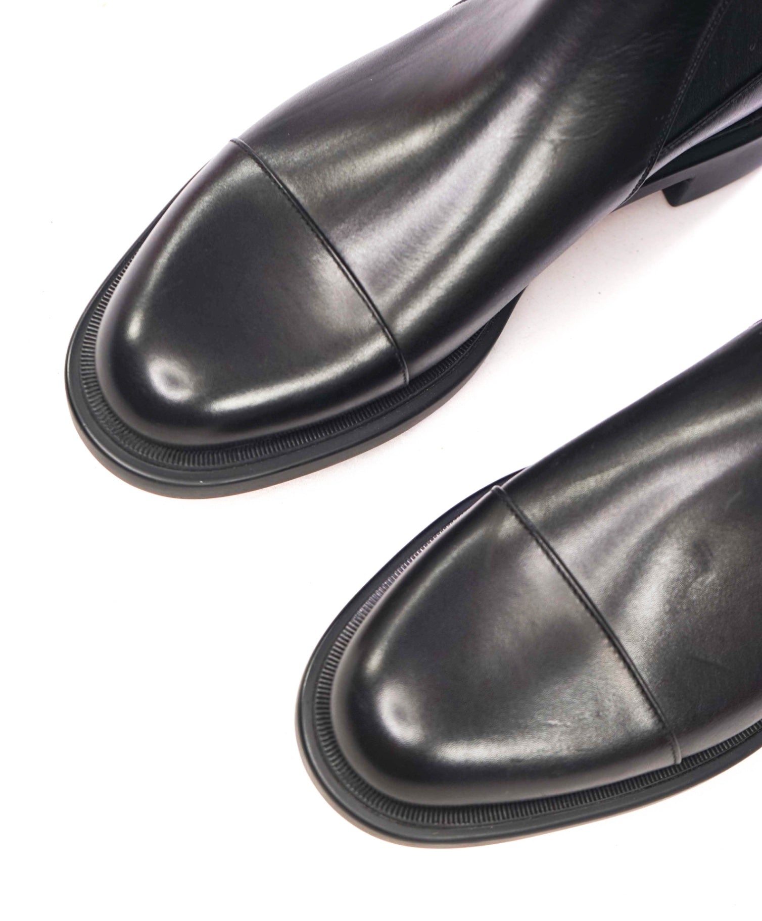 $1,345 CHRISTIAN LOUBOUTIN - Black Leather Boots - US 9 (EU42)