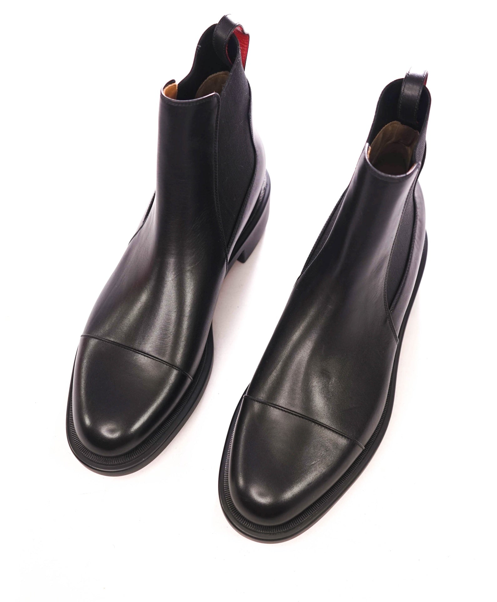 $1,345 CHRISTIAN LOUBOUTIN - Black Leather Boots - US 9 (EU42)