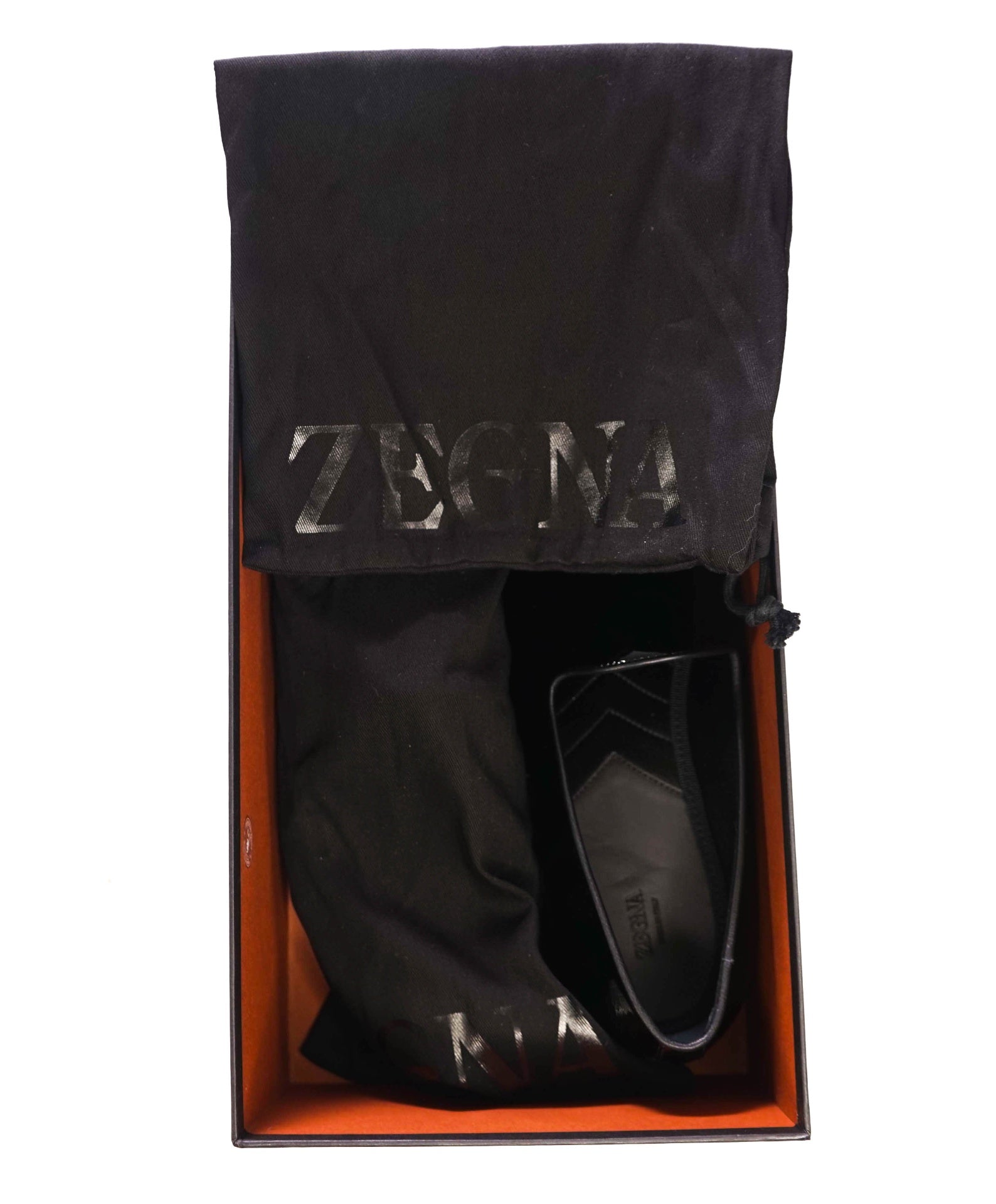 $860 ZEGNA - Black Patent Leather "PALERMO" Loafers - US 10 (9UK)