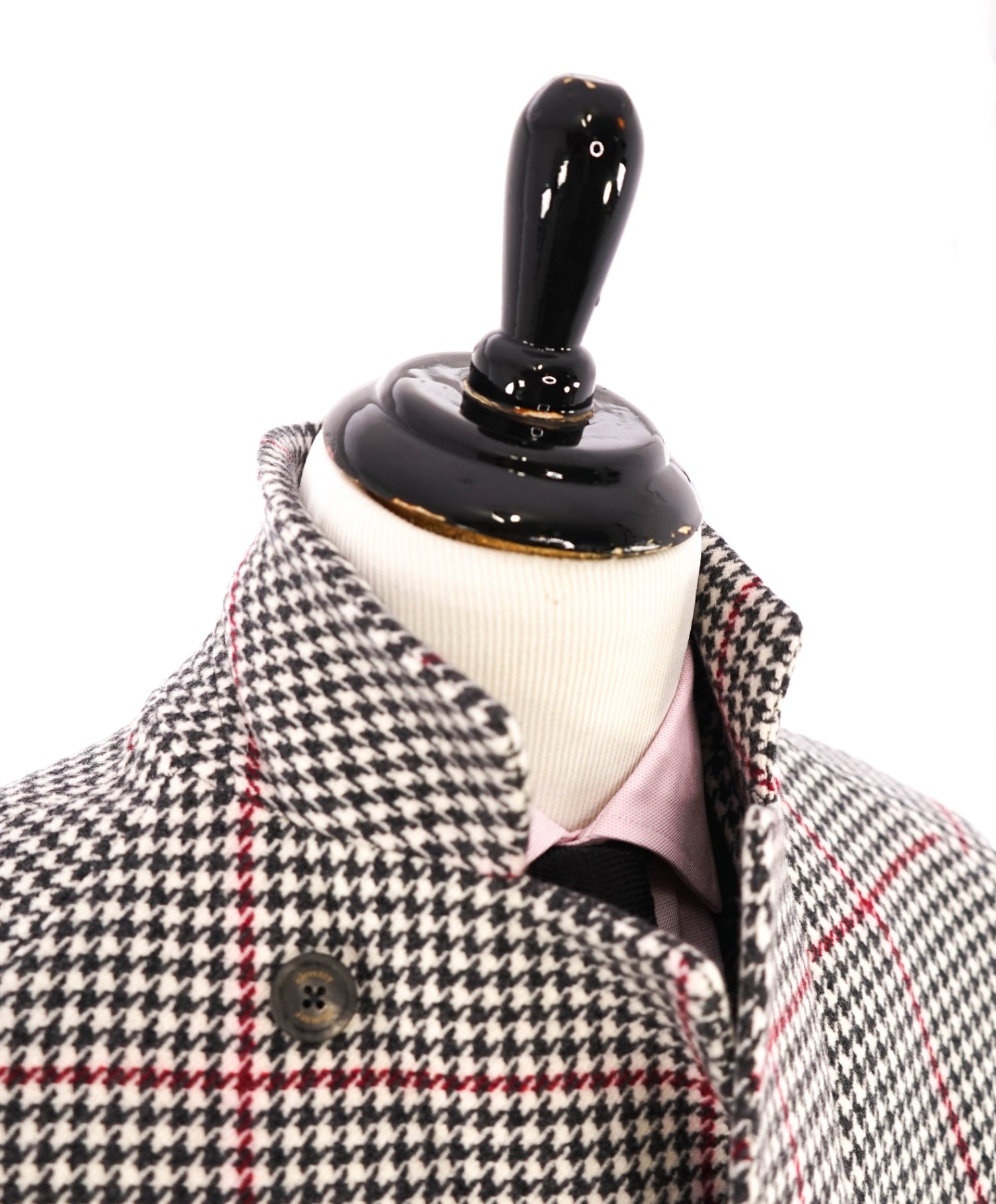 $2,250 ELEVENTY - Oversize Houndstooth CASHMERE/Wool Coat - 38R (48 EU)