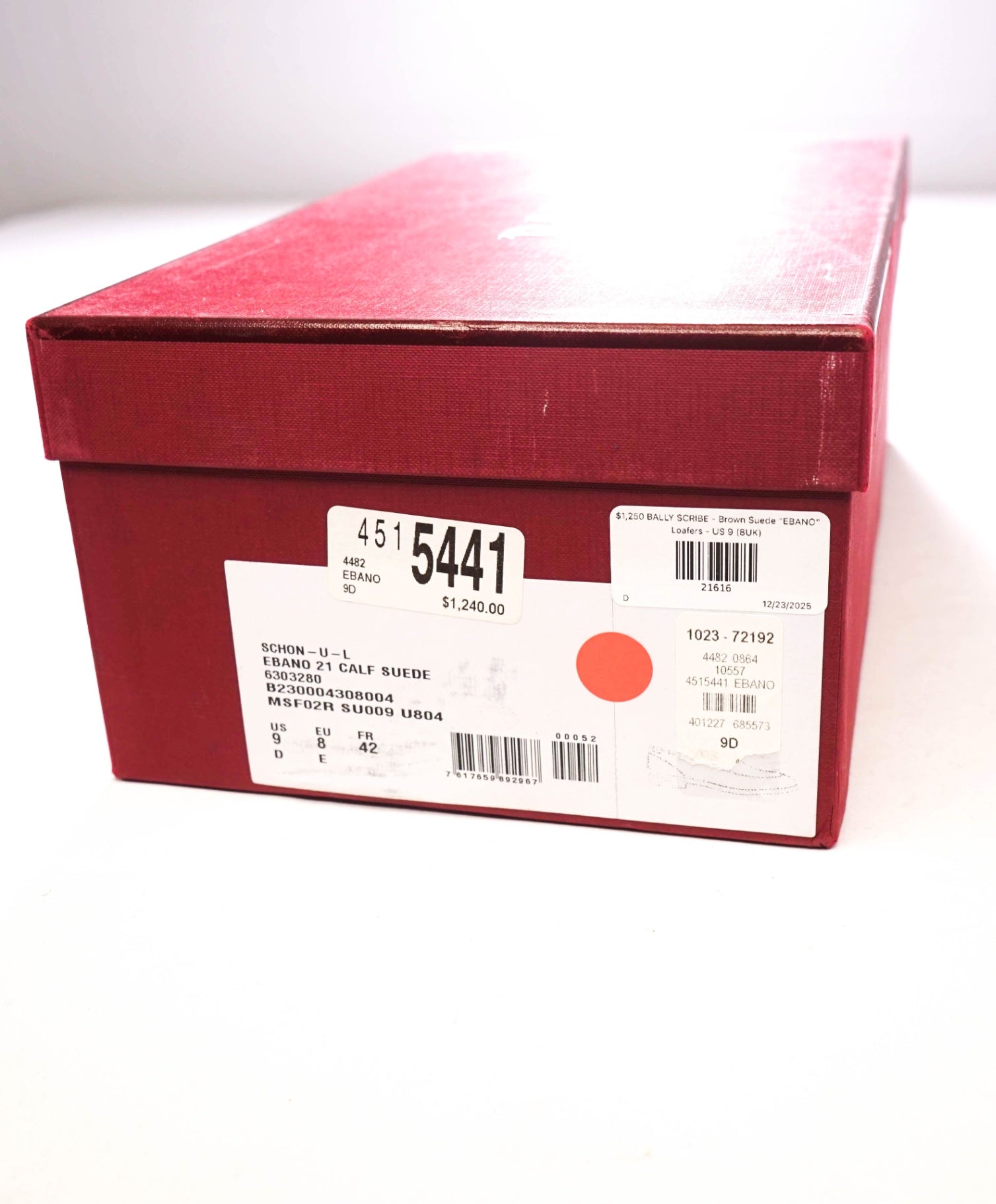 $1,250 BALLY SCRIBE - Brown Suede "EBANO" Loafers - US 9 (8UK)