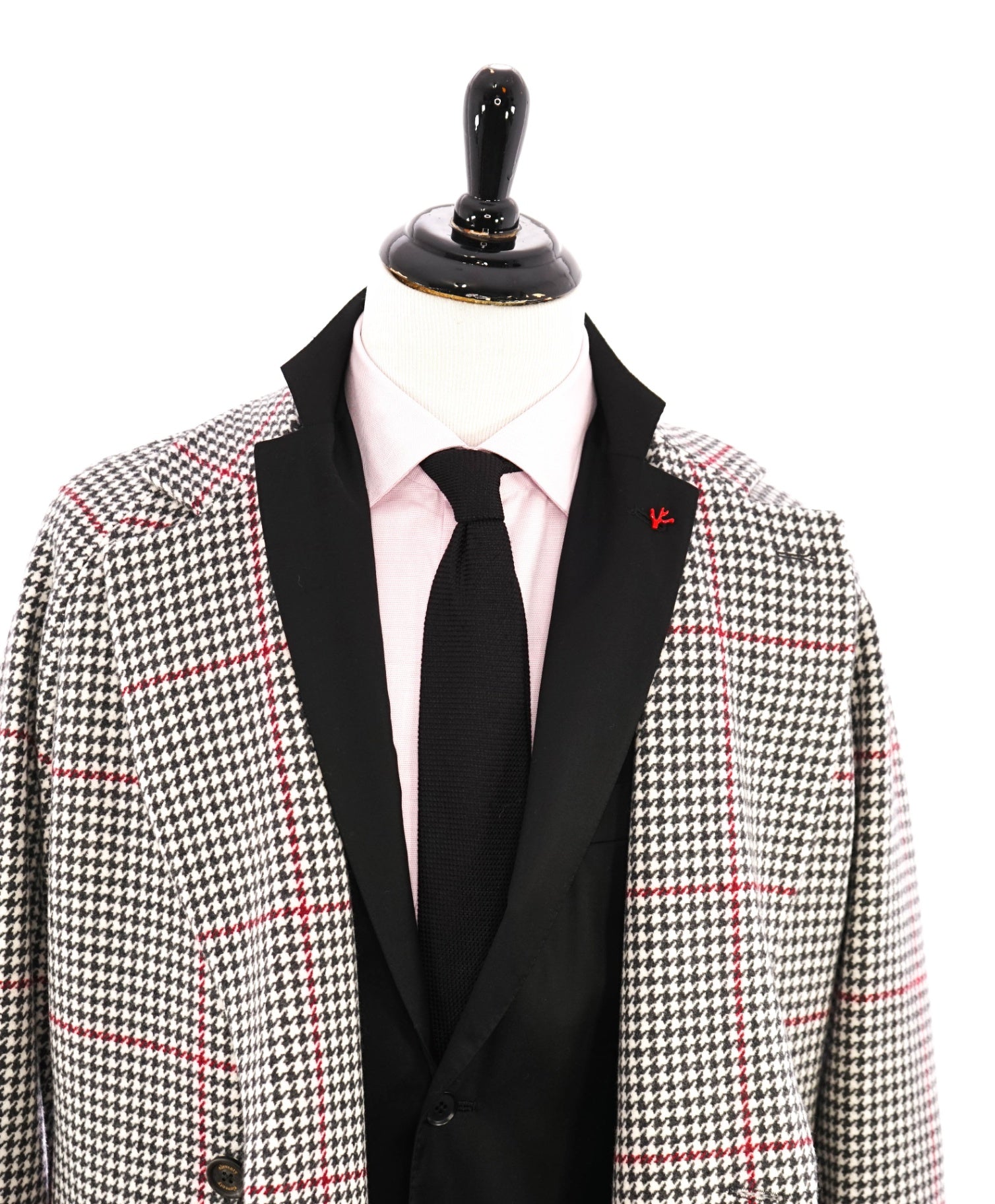 $2,250 ELEVENTY - Oversize Houndstooth CASHMERE/Wool Coat - 42R (52EU)