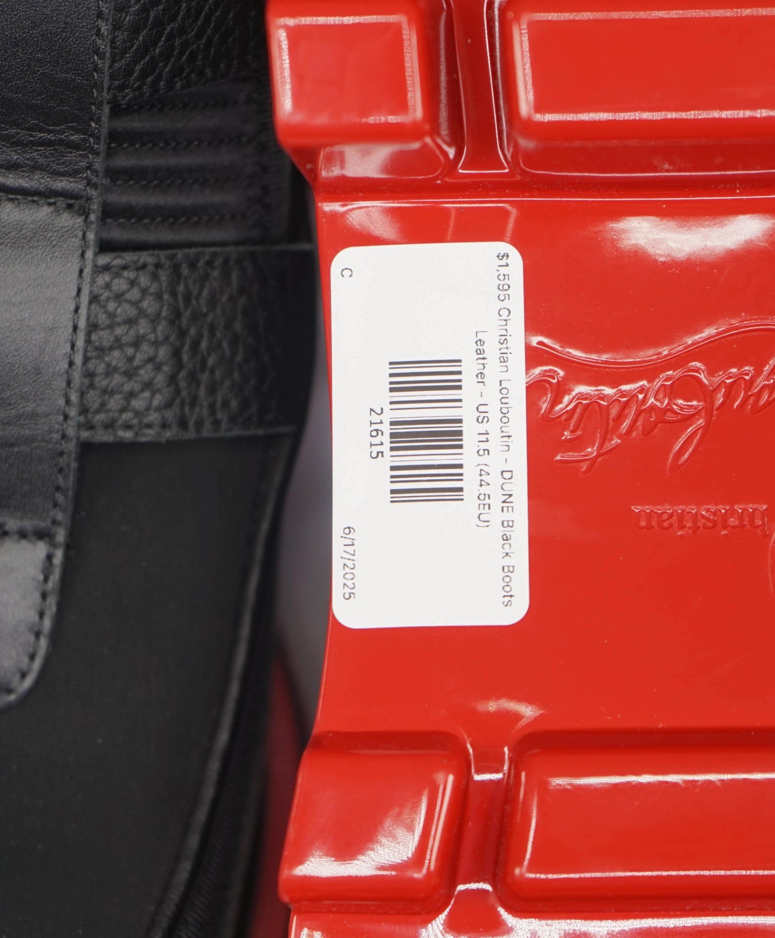 $1,595 Christian Louboutin - DUNE Black Boots Leather - US 11.5 (44.5EU)