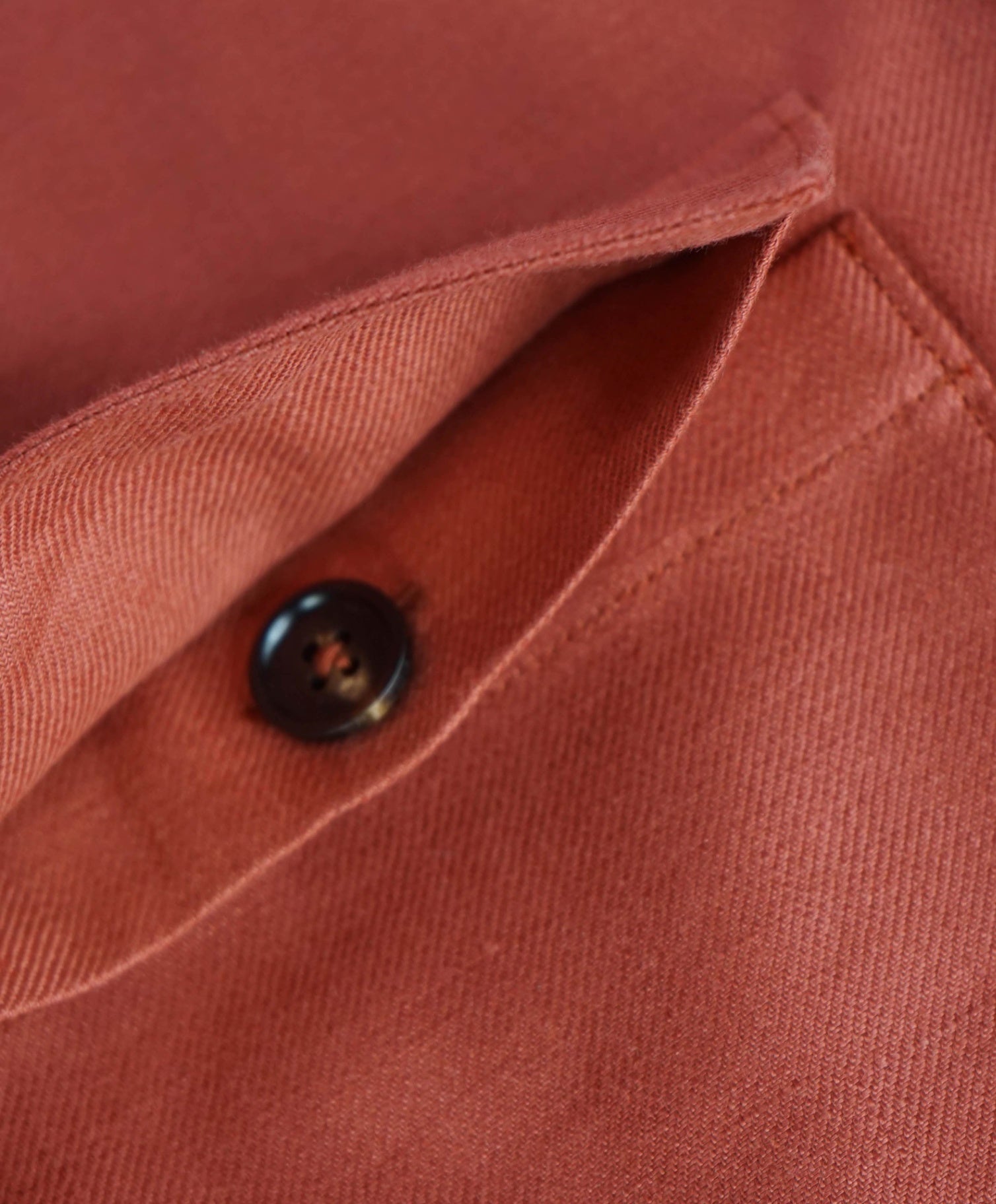 $1,690 ZEGNA - OASI Red Linen Over Shirt Chore Jacket - XL