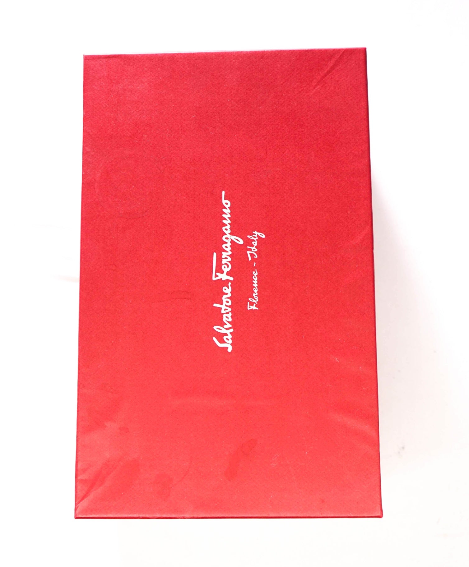 $950 FERRAGAMO - "AIDEN" Black Patent Leather Oxfords - 7.5 EE