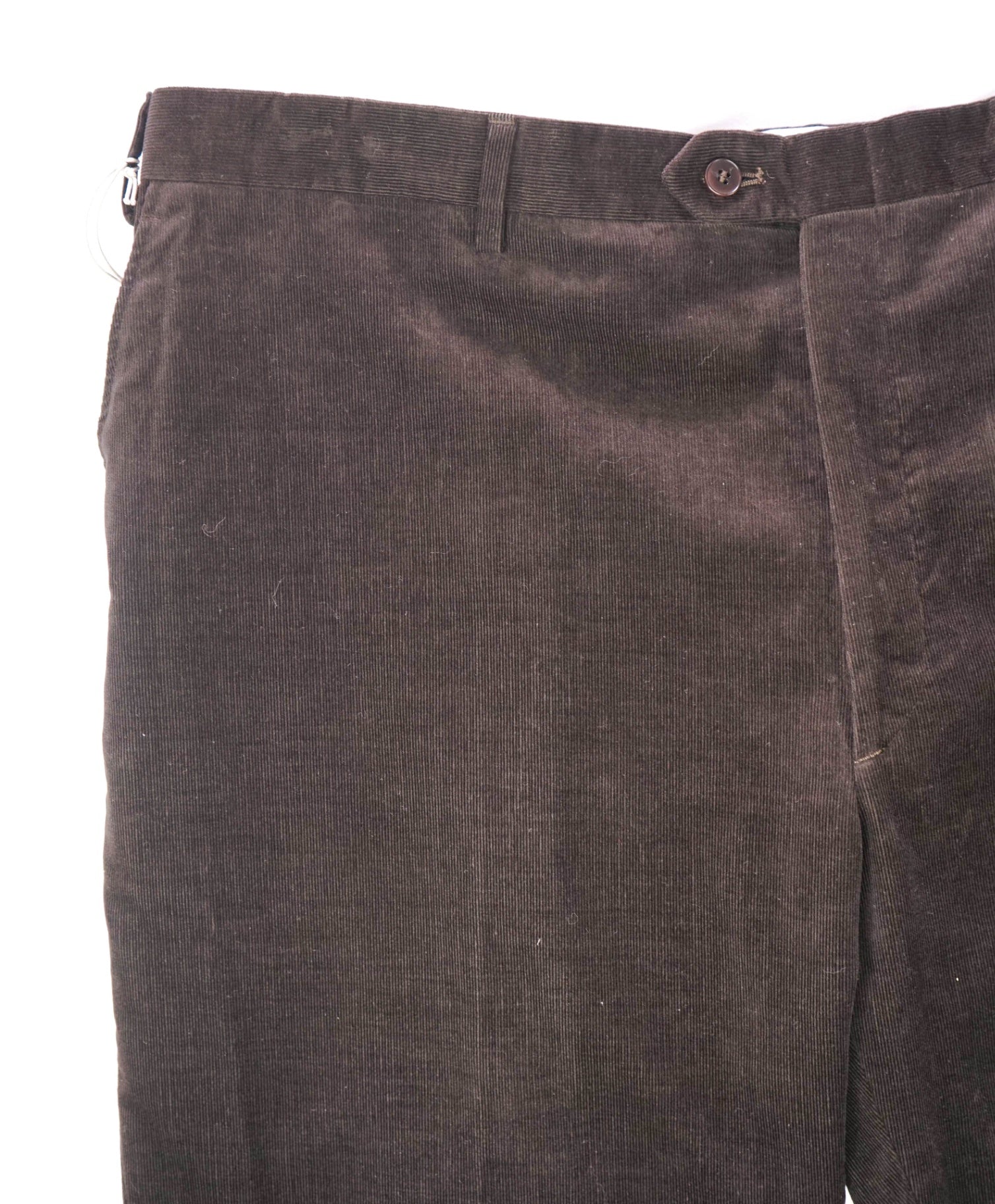 $1.095 BRIONI - Brown Corduroy Pants - 44W
