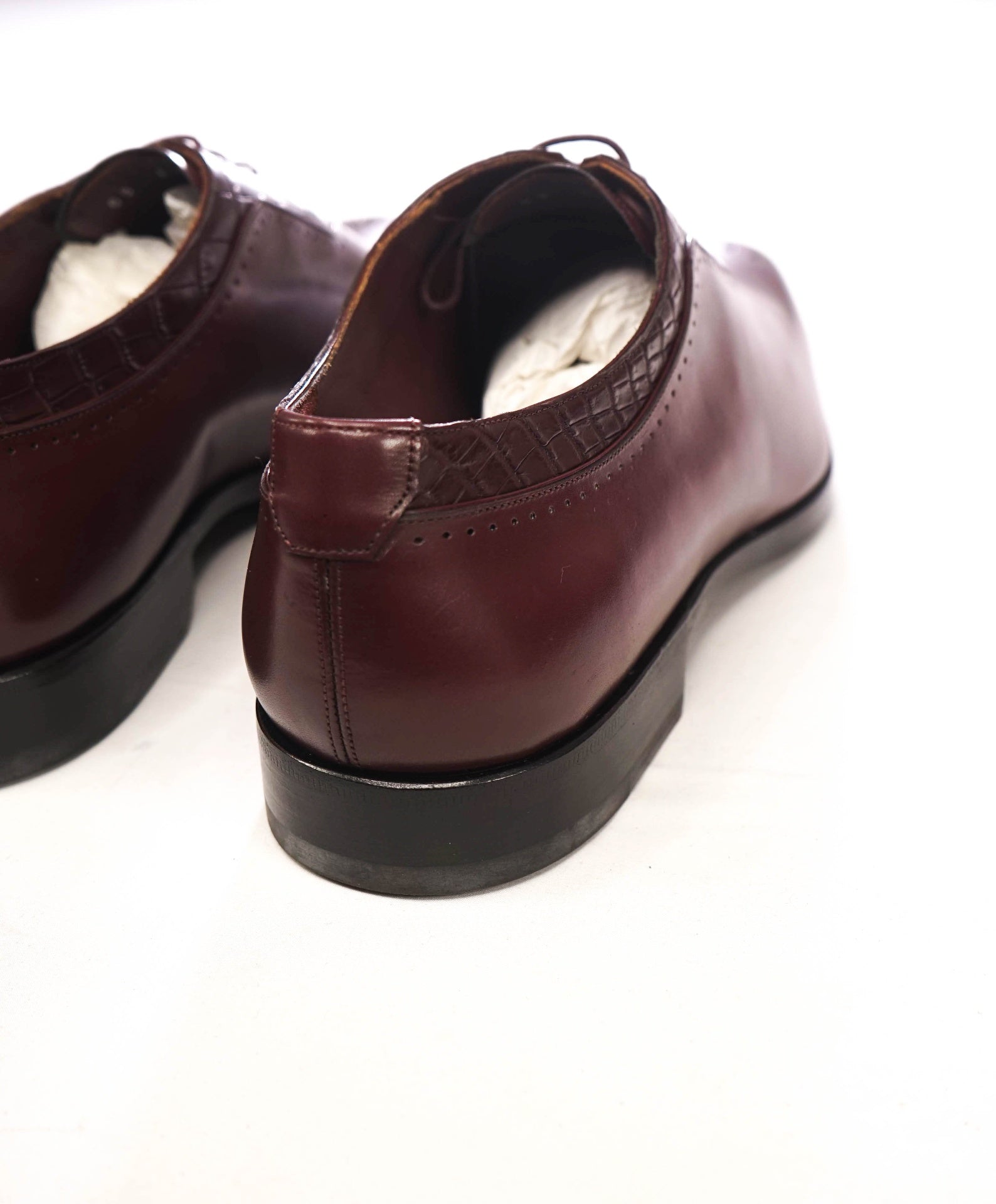 $3,800 STEFANO RICCI - Oxblood CROCODILE Oxfords - 11.5 US (10.5 EU)