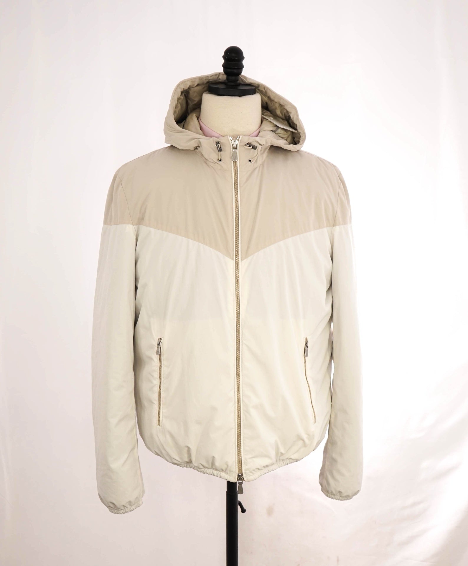 $2,595 ELEVENTY - Neutra Down Hooded Coat Parka (Cucinelli) - 40R