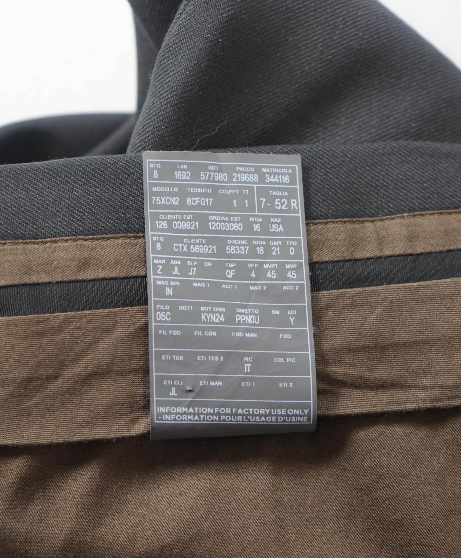 $1,150 ERMENEGILDO ZEGNA x FEAR OF GOD - Black Wool Pants -35W