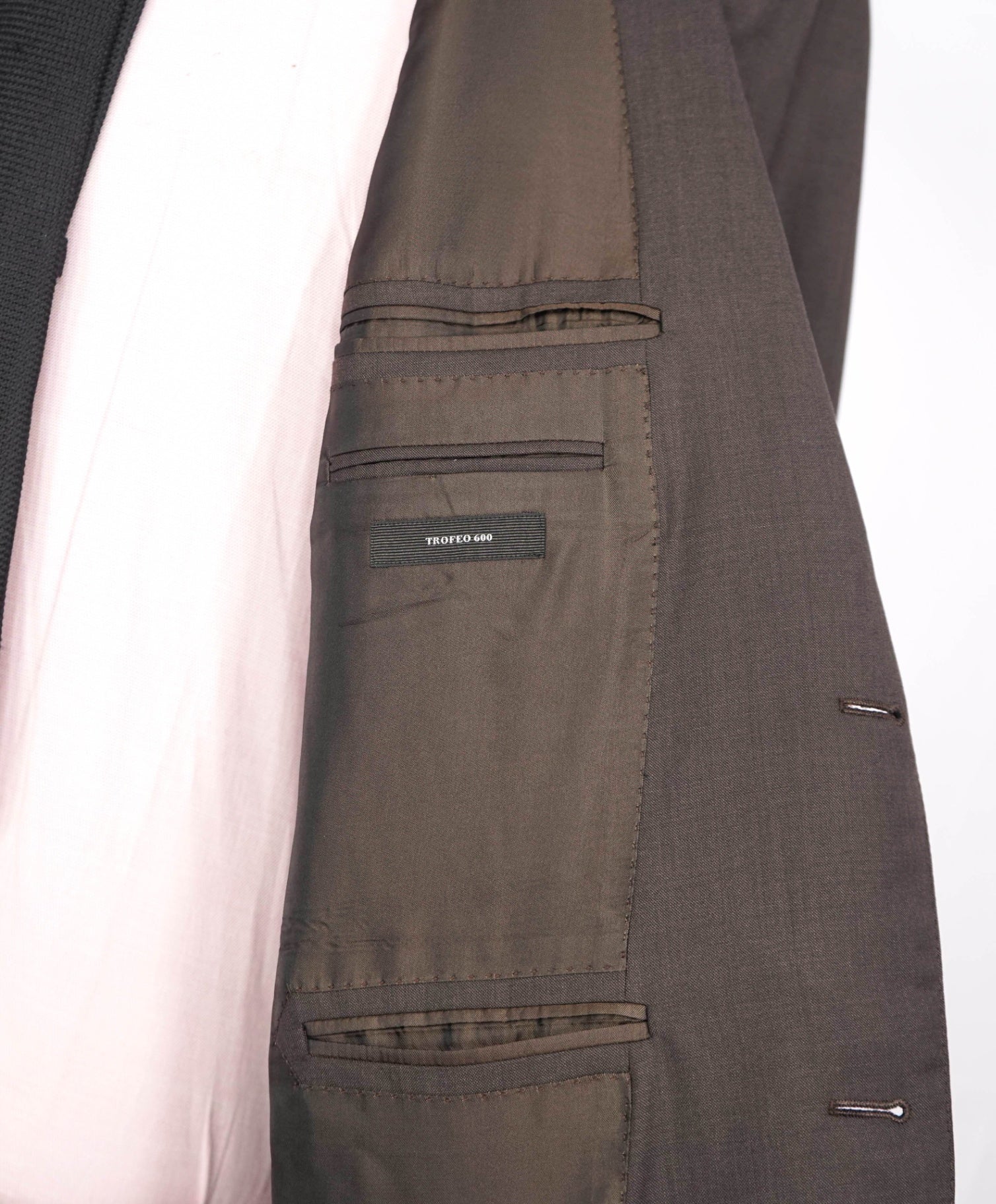 $4,690 ZEGNA - "TROFEO" Brown "Custom: JOE MANGANIELLO" Suit - 46L