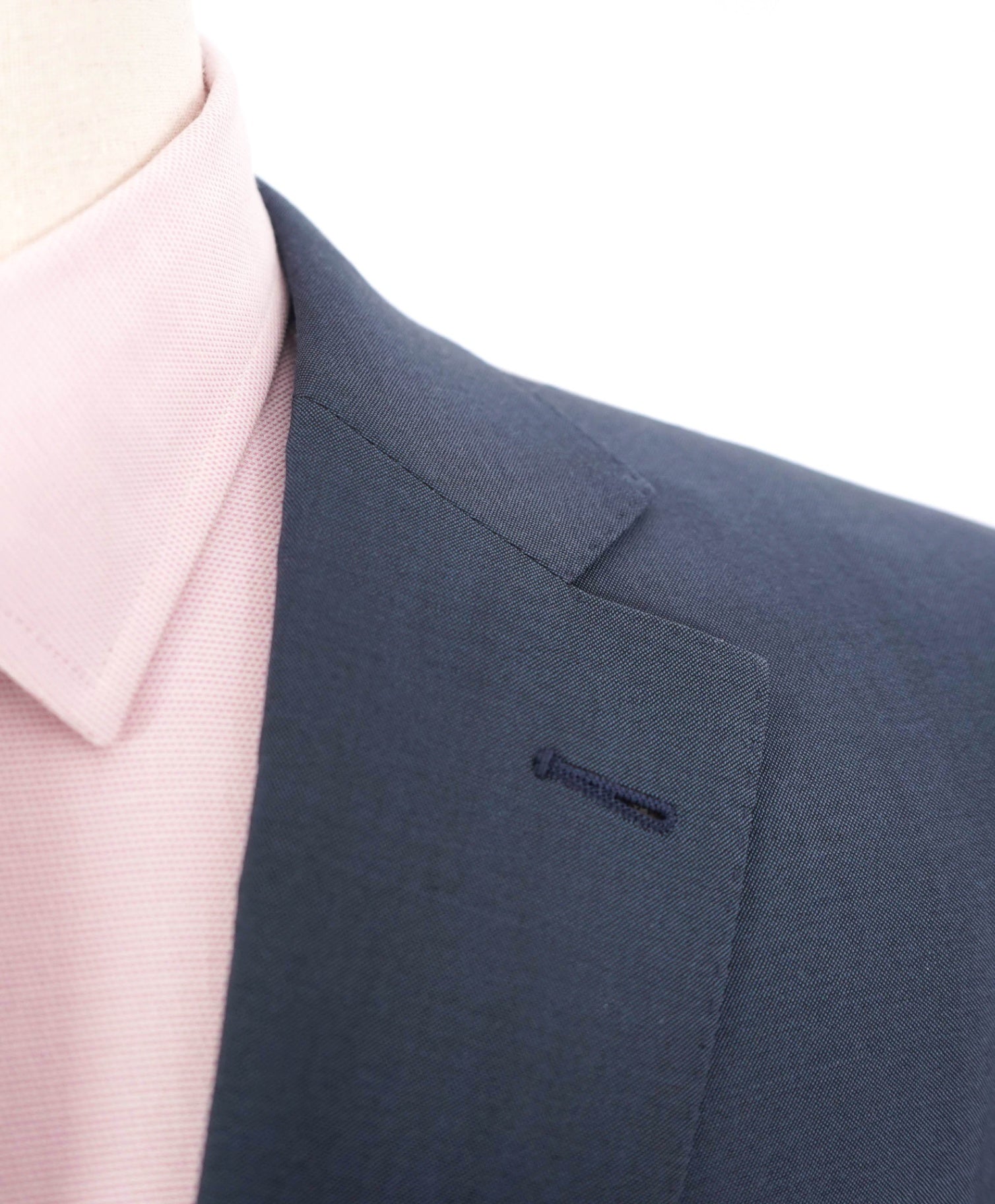 $4,495 ZEGNA - Solid Blue Wool "SU MISURA" Custom Suit - 50R US