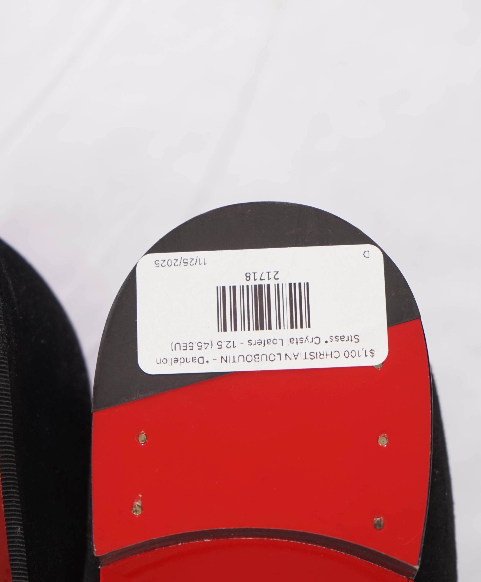 $1,100 CHRISTIAN LOUBOUTIN - *Dandelion Strass* Crystal Loafers - 12.5 (45.5EU)