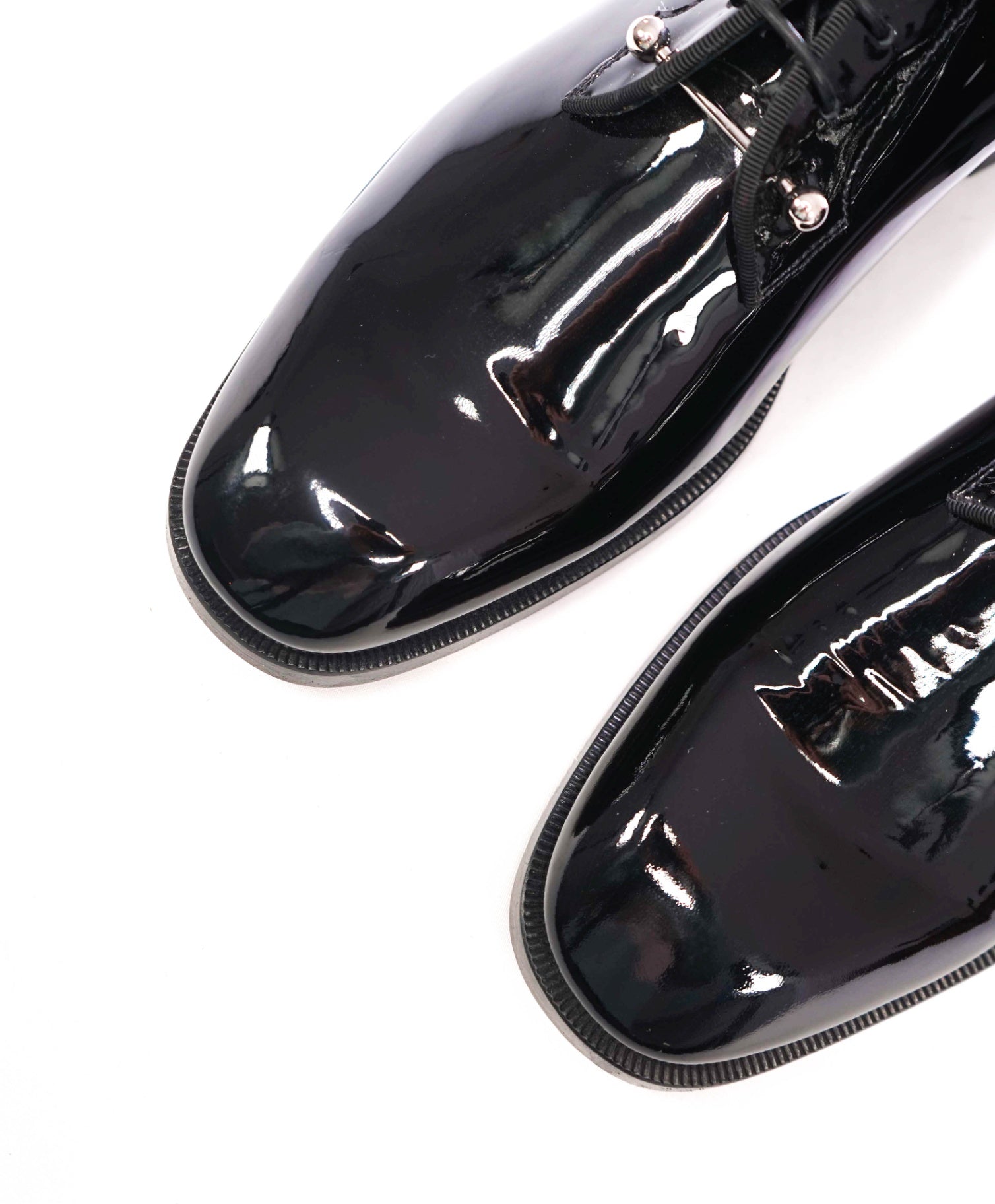 $1,250 Christian Louboutin "Chambeliss" Black Patent Leather Derby - US 7 (40EU)