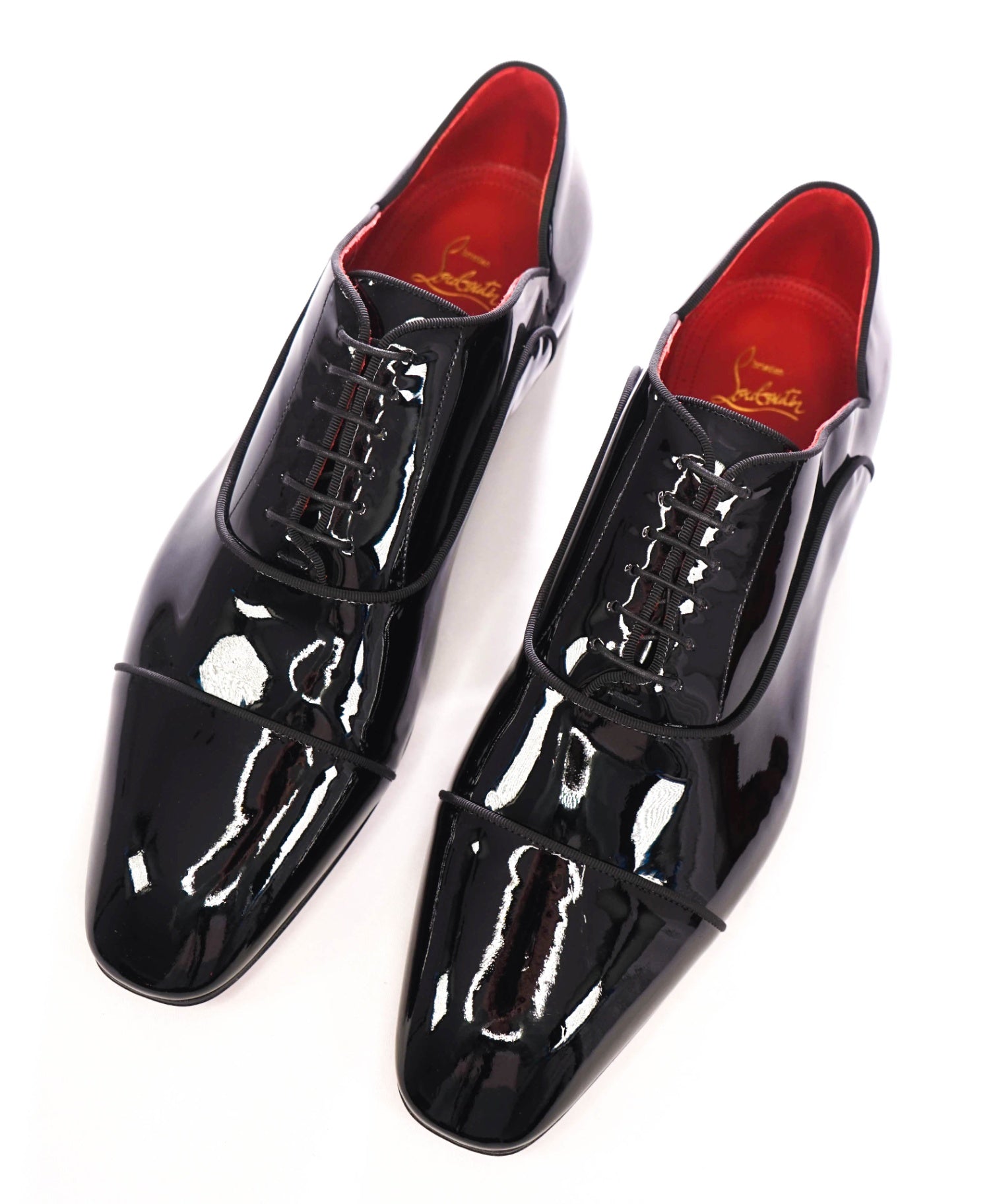 $1,050 Christian Louboutin - Black "Greggy Chick" Oxford - US 12 (45EU)
