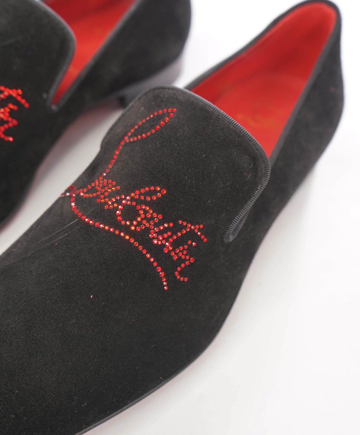 $1,100 CHRISTIAN LOUBOUTIN - *Dandelion Strass* Crystal Loafers - 12.5 (45.5EU)