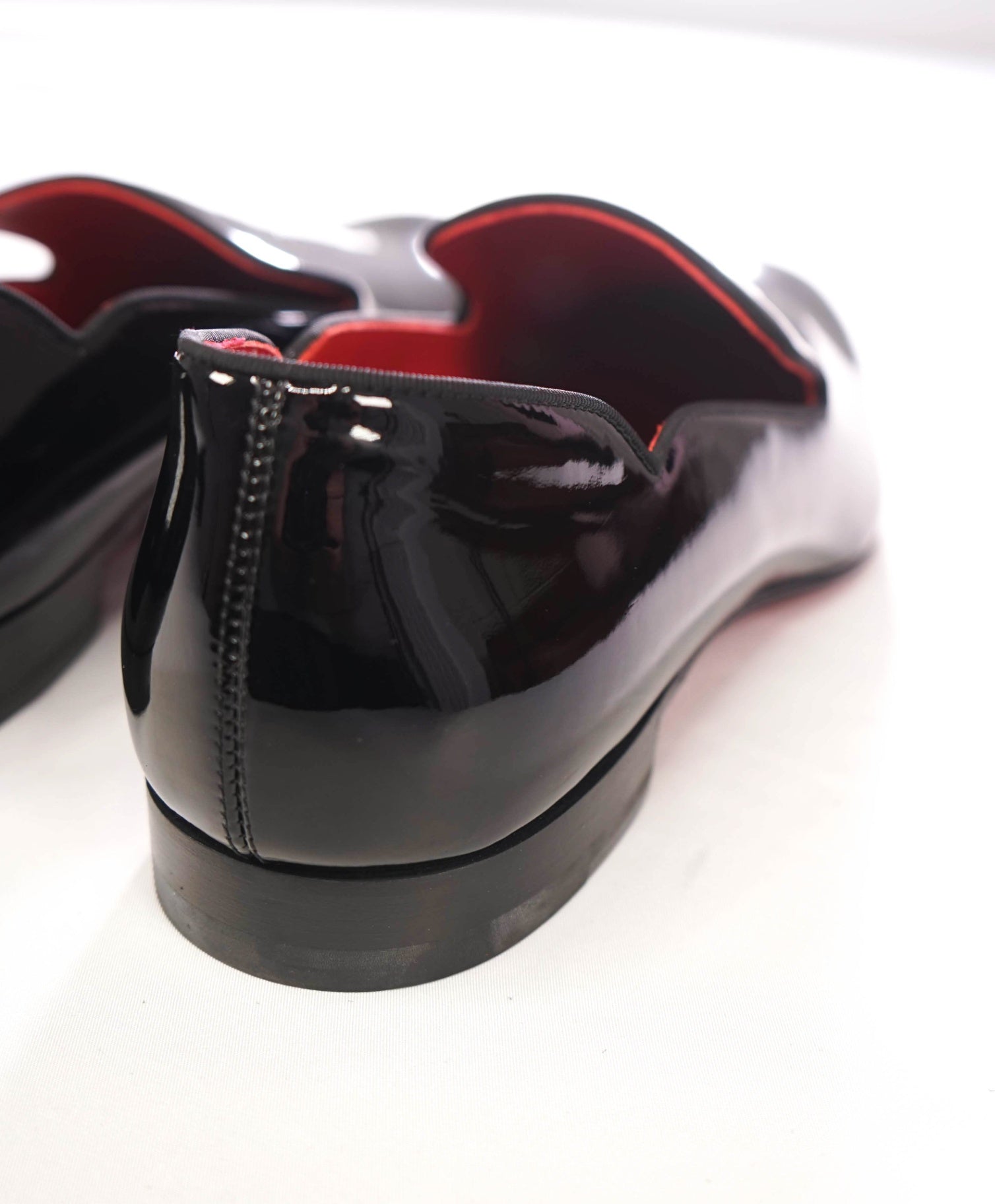 $1,050 CHRISTIAN LOUBOUTIN - * DANDY CHICK* Black Patent Loafers - US 11.5 (EU44.5)