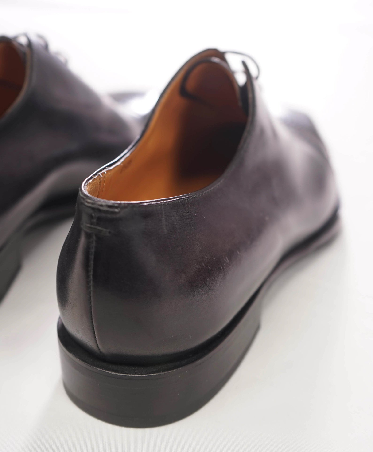 $2,600 BERLUTI - Gray SCRITTO Leather Oxfords - US 7 (6UK)