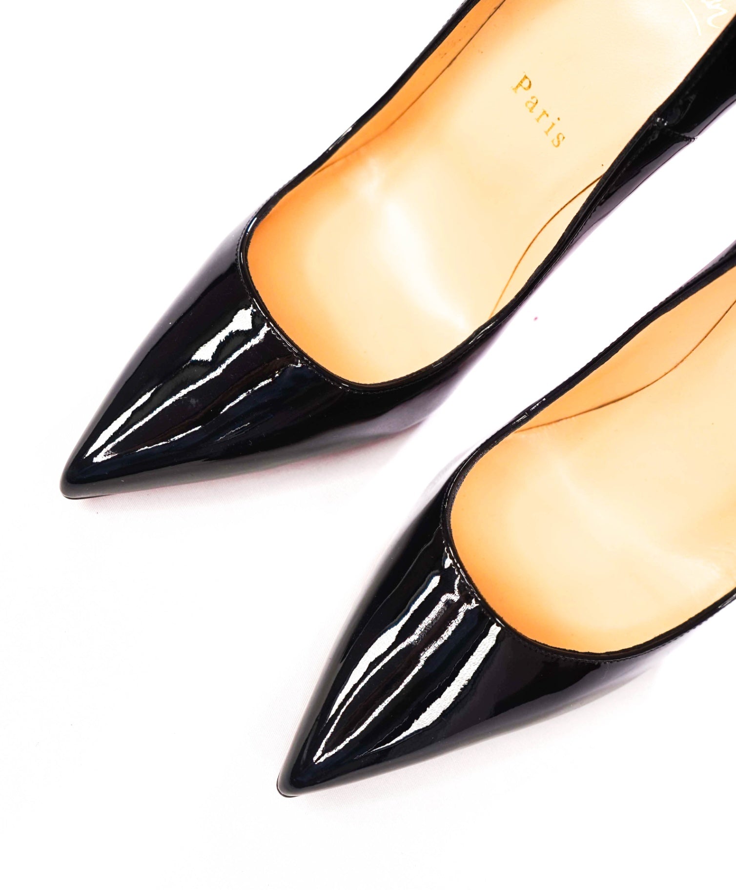 $995 CHRISTIAN LOUBOUTIN - SO KATE Leather 100mm Pumps - US 7.5 (37.5EU)