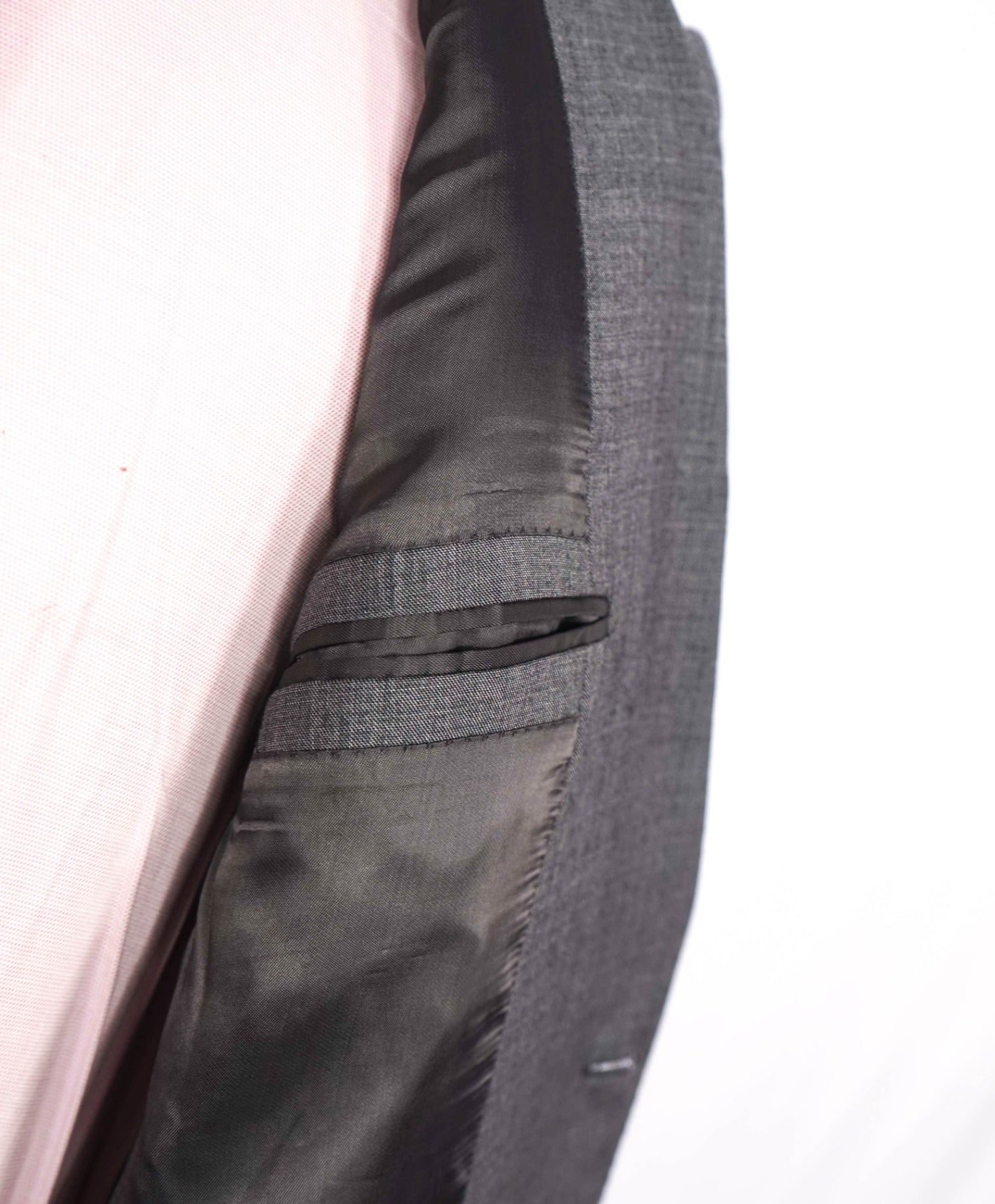 $2,995 RALPH LAUREN PURPLE LABEL - Gray Wool Suit - 40R