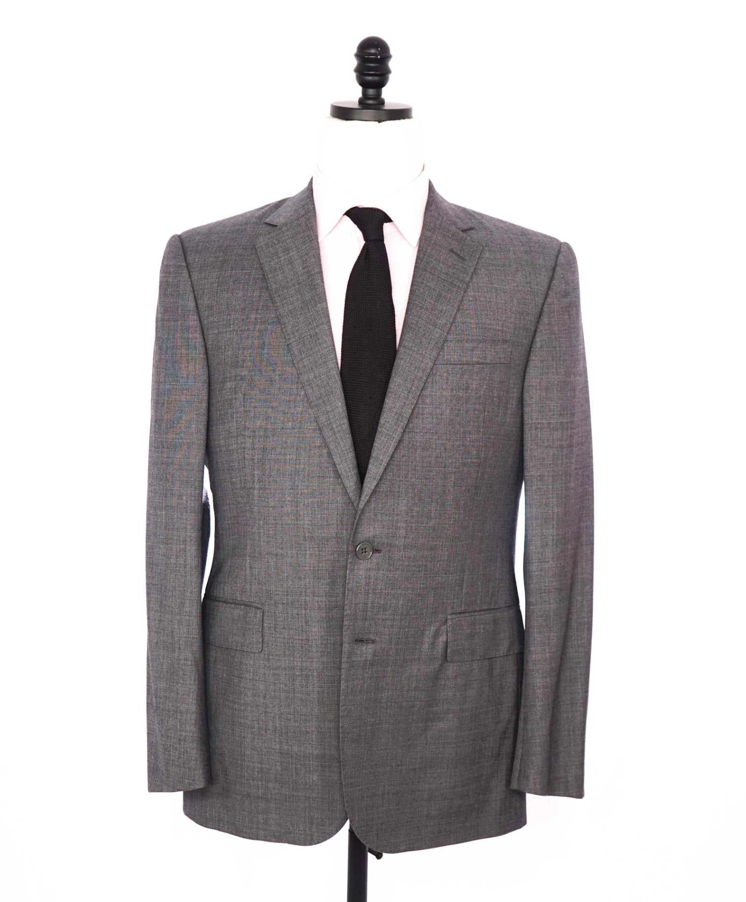 $2,995 RALPH LAUREN PURPLE LABEL - Gray Wool Suit - 40R
